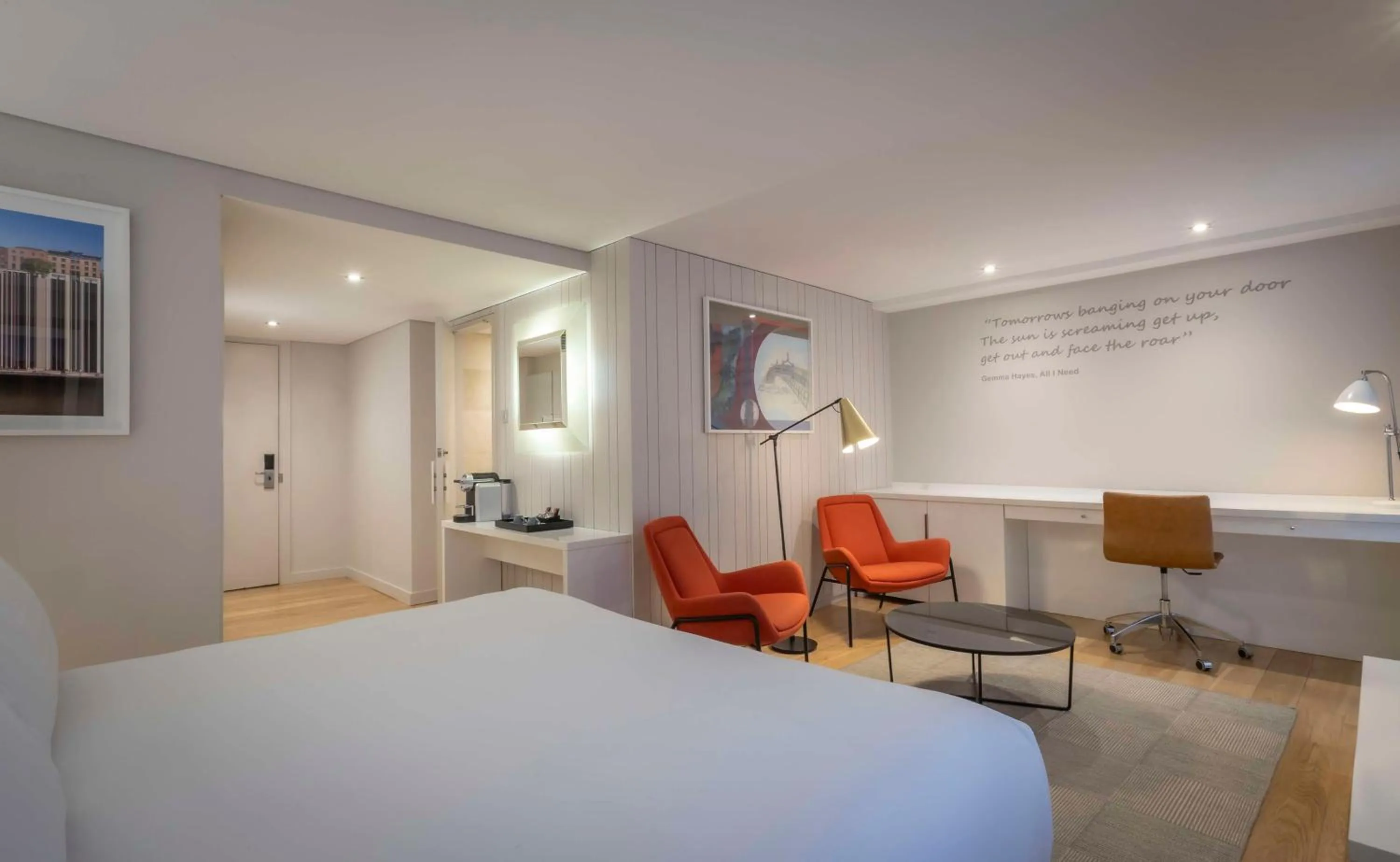 Bedroom, Bed in The Morrison Dublin, Curio Collection by Hilton