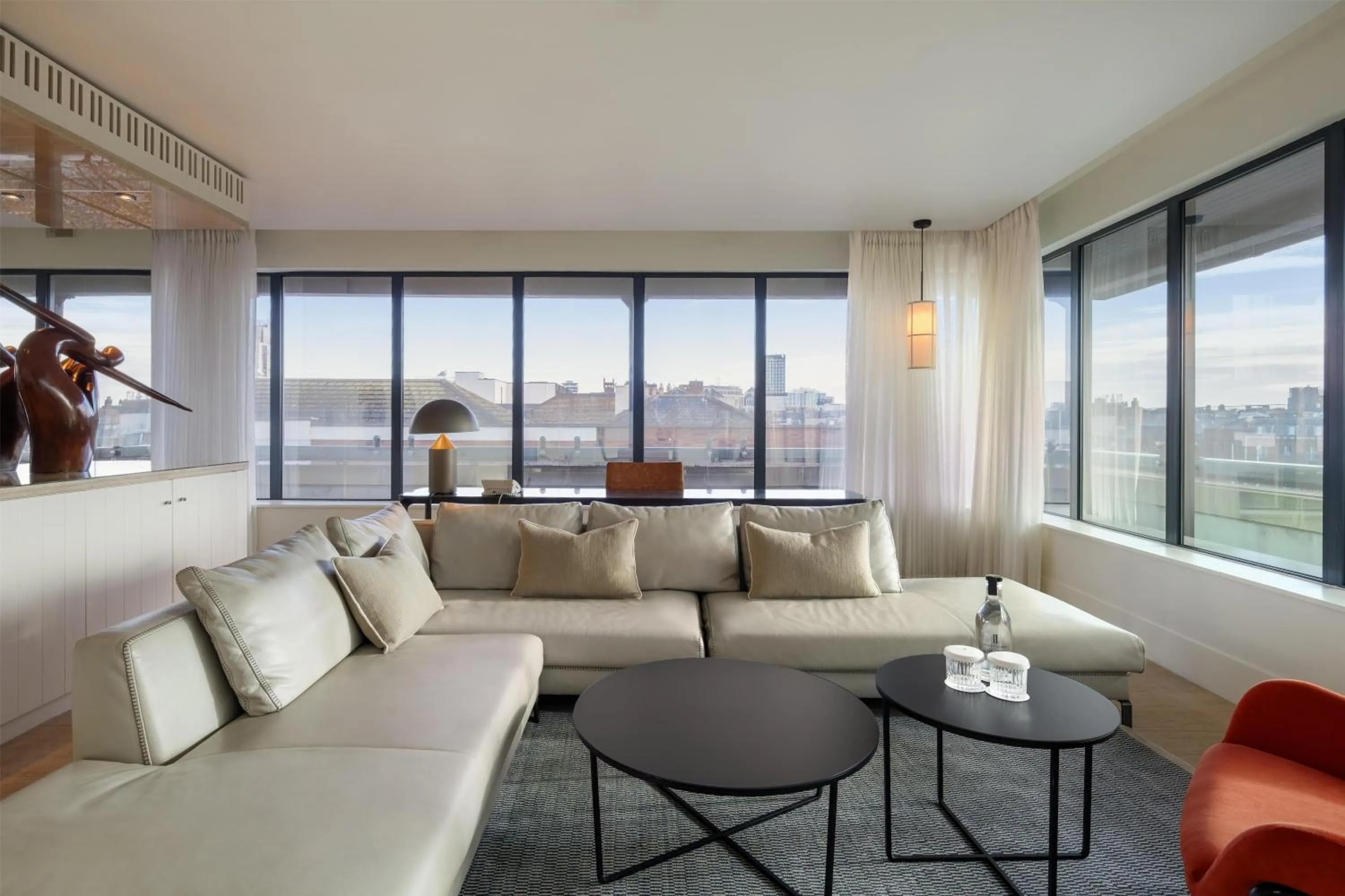 Living room in The Morrison Dublin, Curio Collection by Hilton