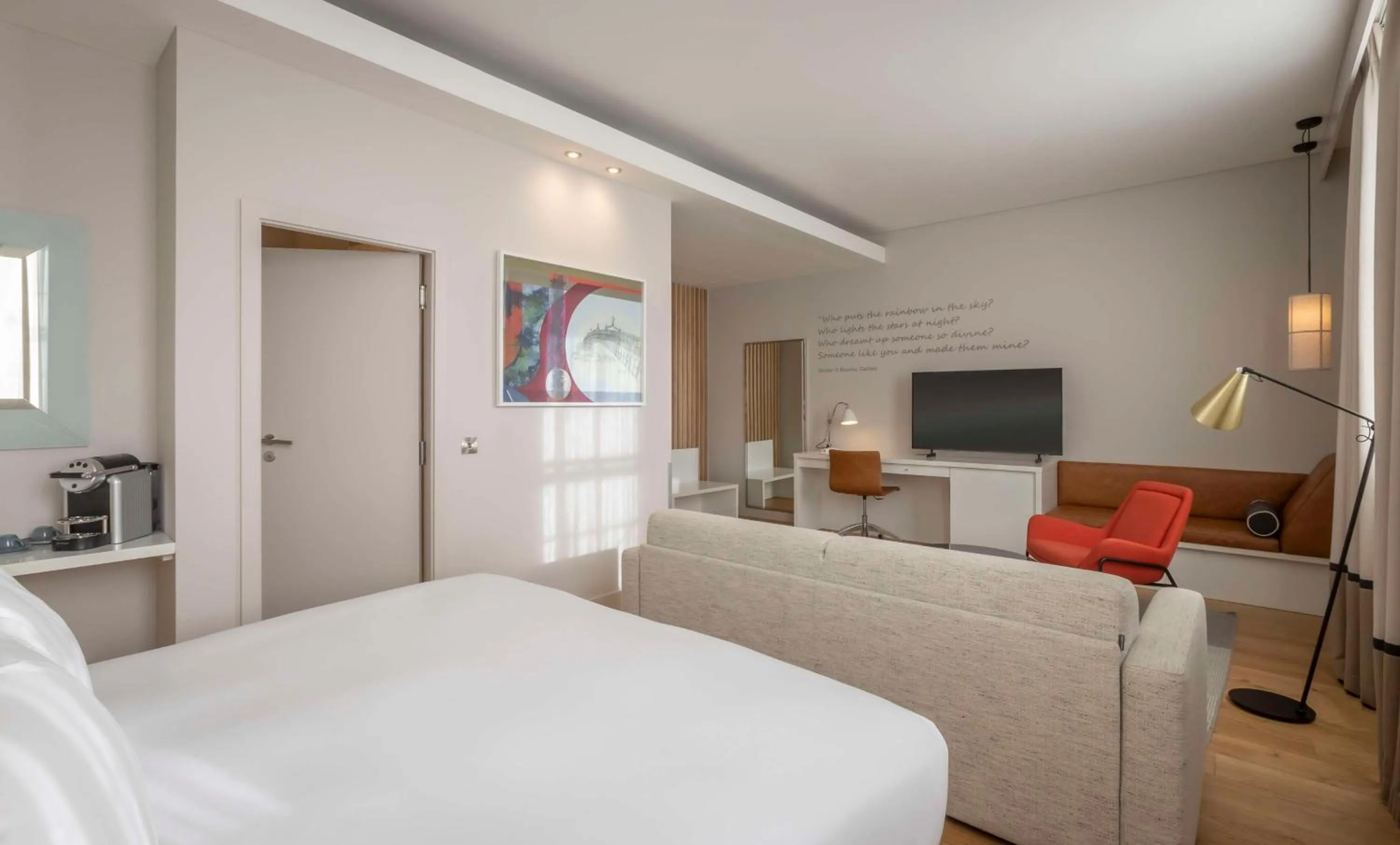 Living room, Bed in The Morrison Dublin, Curio Collection by Hilton