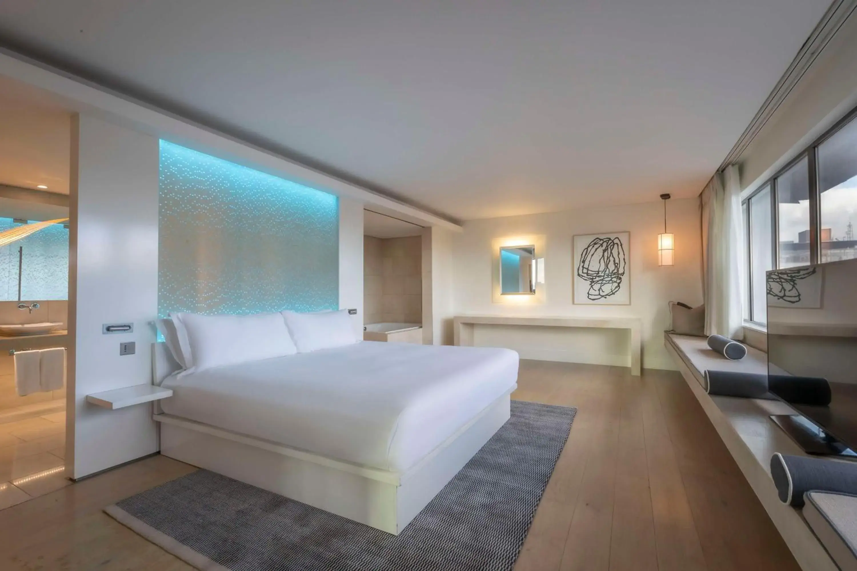 View (from property/room), Bed in The Morrison Dublin, Curio Collection by Hilton View (from property/room), Bed in The Morrison Dublin, Curio Collection by Hilton