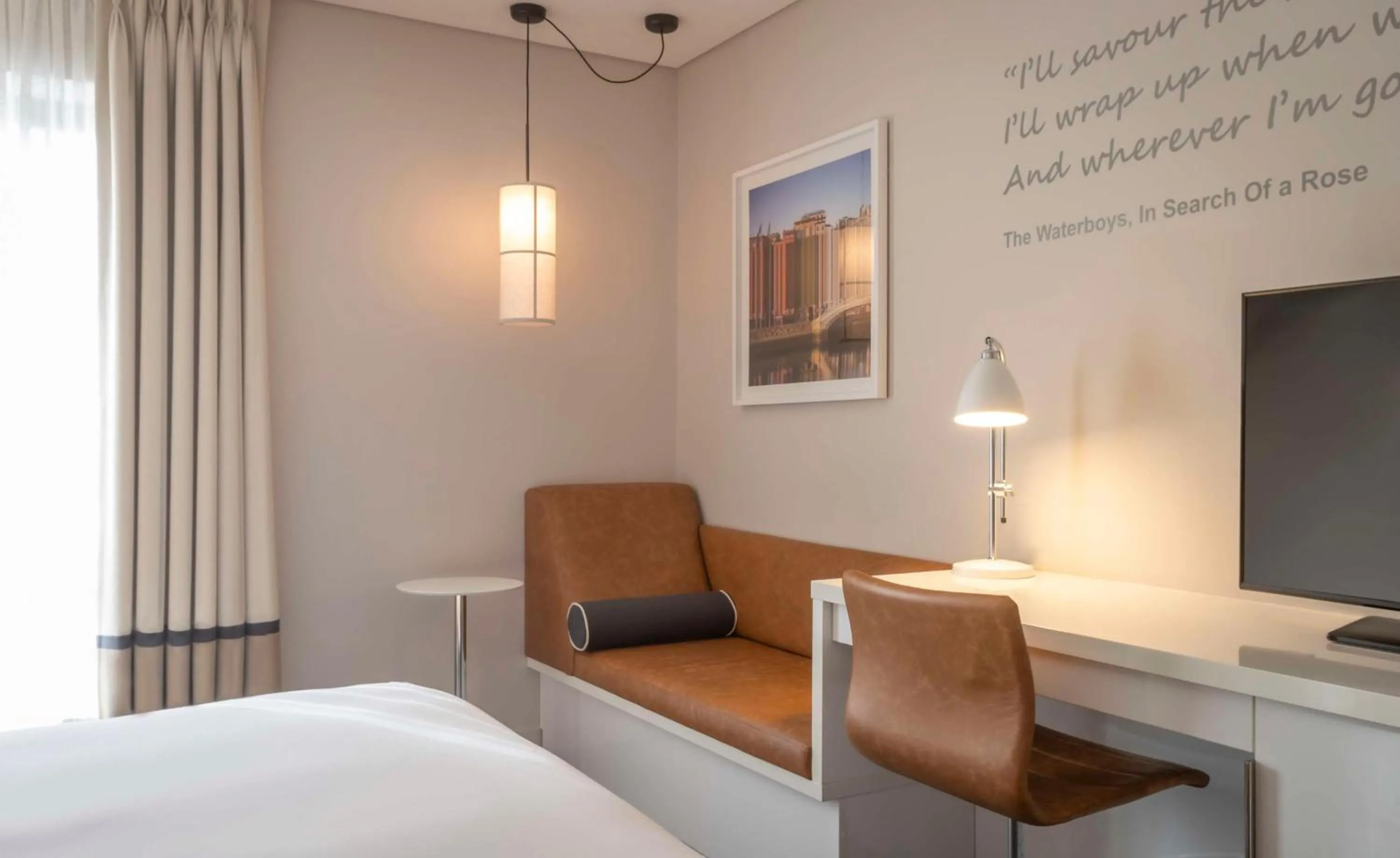 Bedroom, Bed in The Morrison Dublin, Curio Collection by Hilton