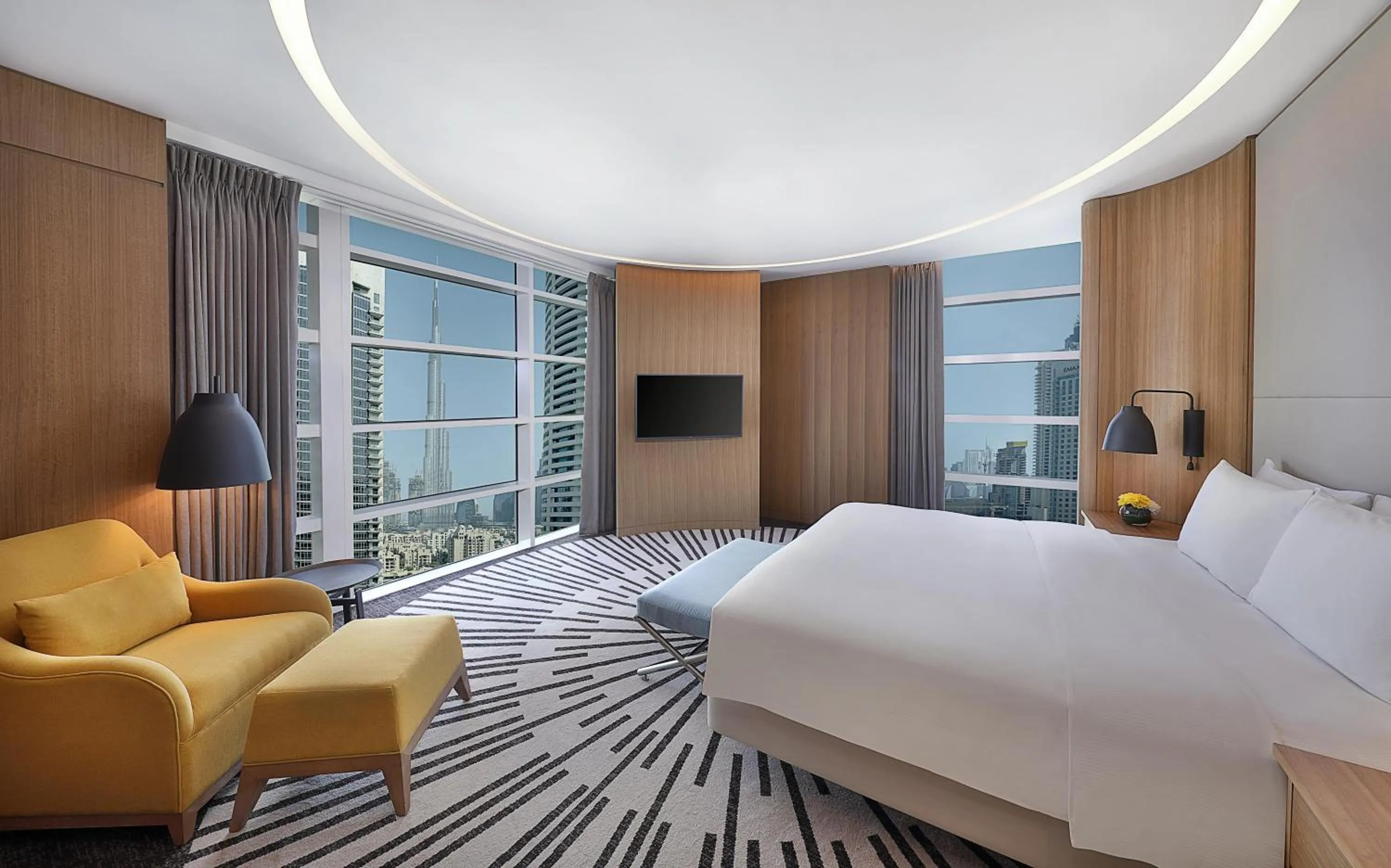 Bed in DoubleTree by Hilton Dubai - Business Bay
