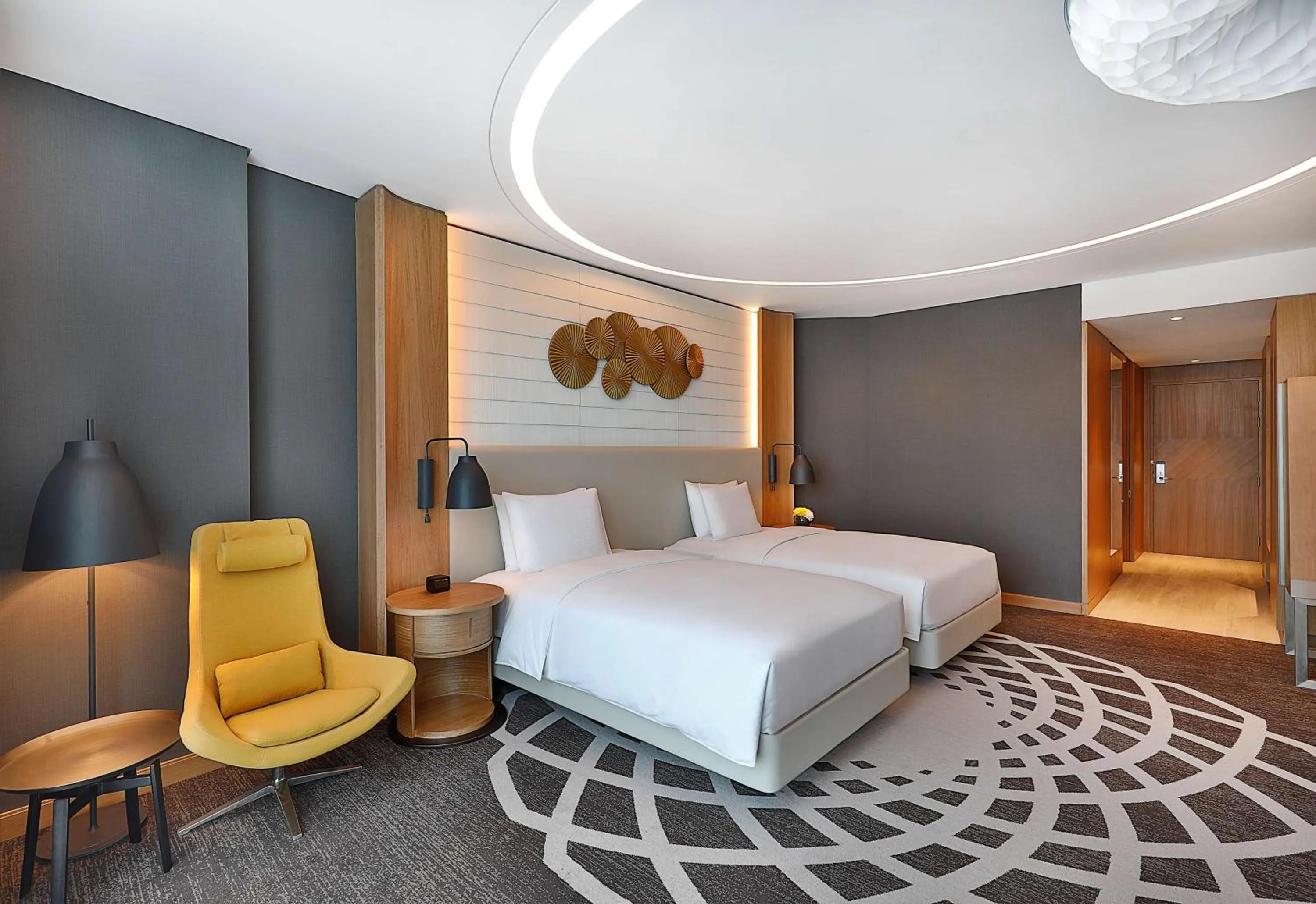 Bed in DoubleTree by Hilton Dubai - Business Bay