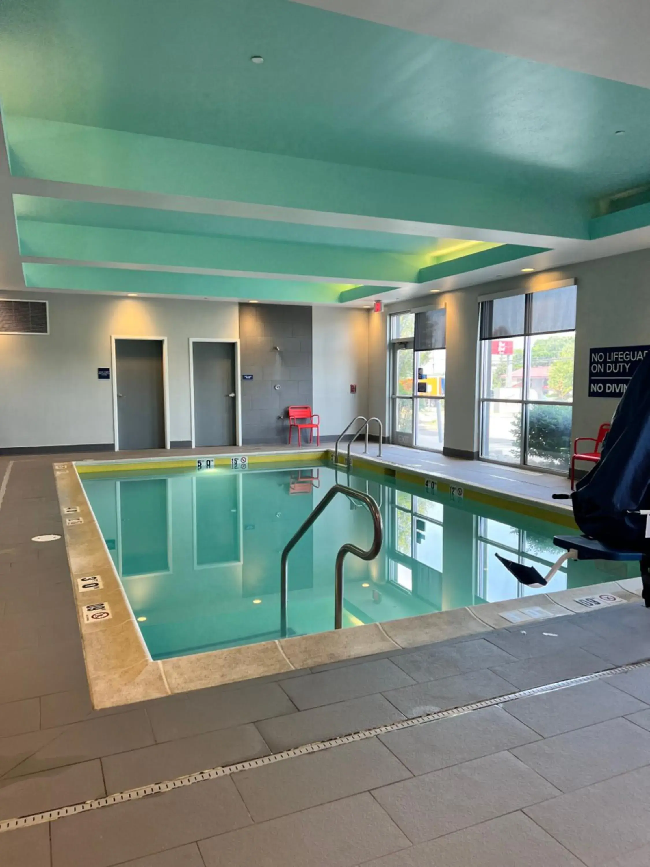 Pool view in Tru By Hilton Lancaster East Pool view in Tru By Hilton Lancaster East