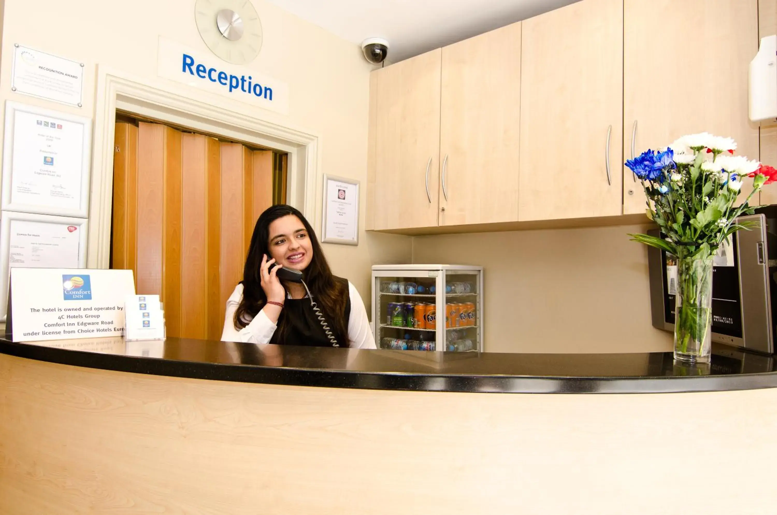 Lobby or reception in Comfort Inn Edgware Road W2 Lobby or reception in Comfort Inn Edgware Road W2