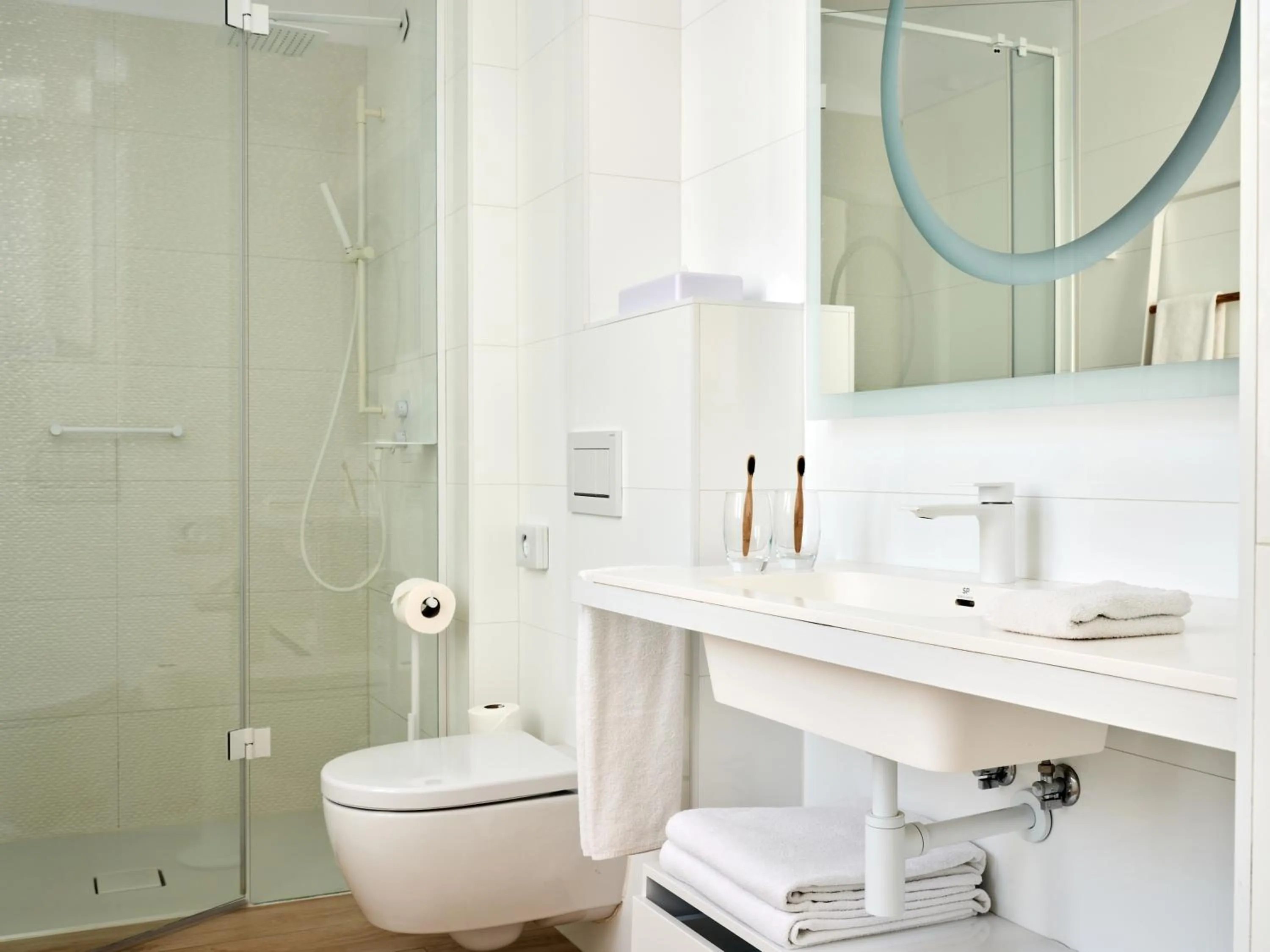 Shower in Hotel Indigo Warsaw Nowy Świat by IHG