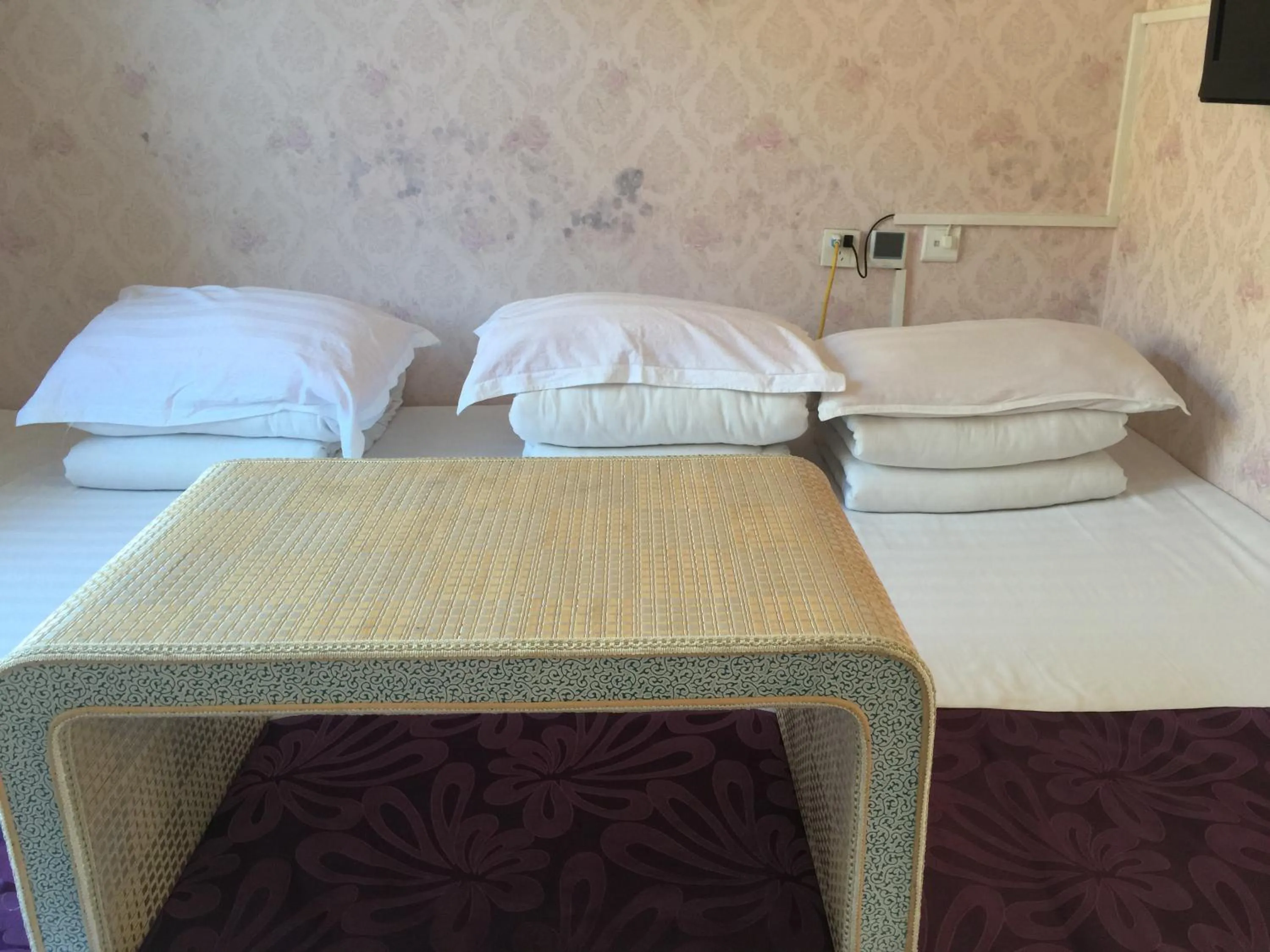 Bed in Huangyaguan Great Wall Li Bo Home Hotel