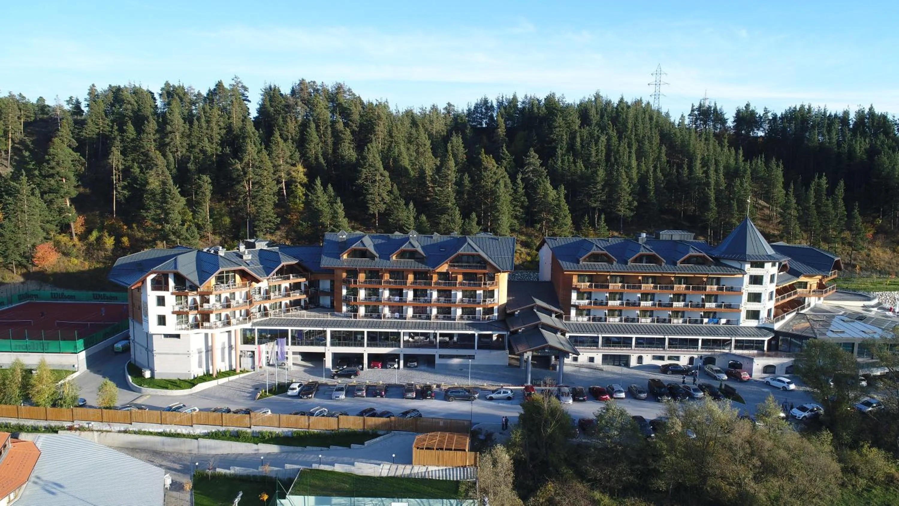 Bird's eye view in Hot Springs Medical and SPA