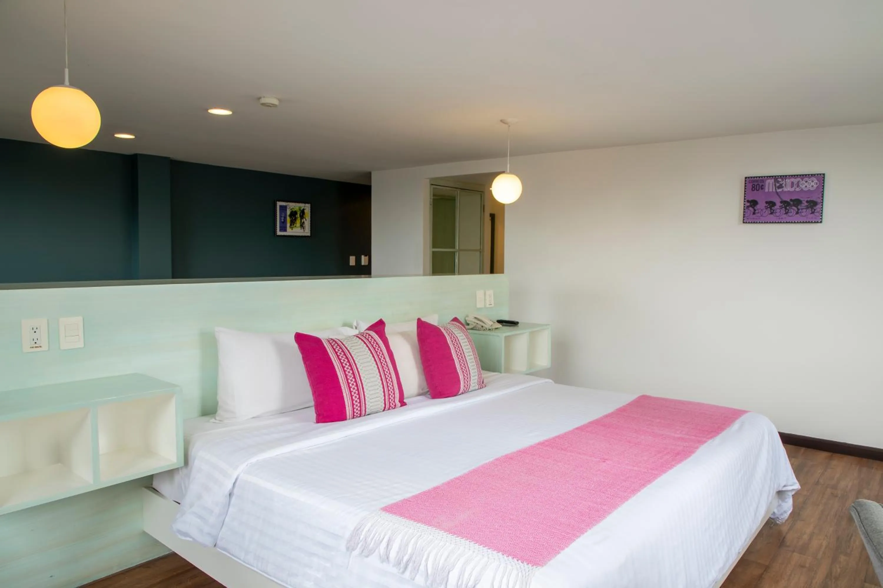 Bed in Hotel Fontan Reforma Centro Historico