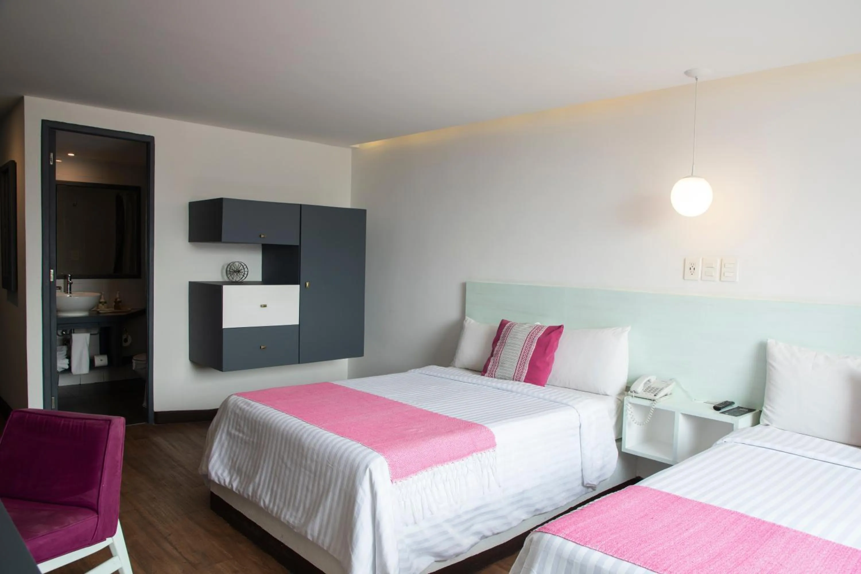 Bed in Hotel Fontan Reforma Centro Historico