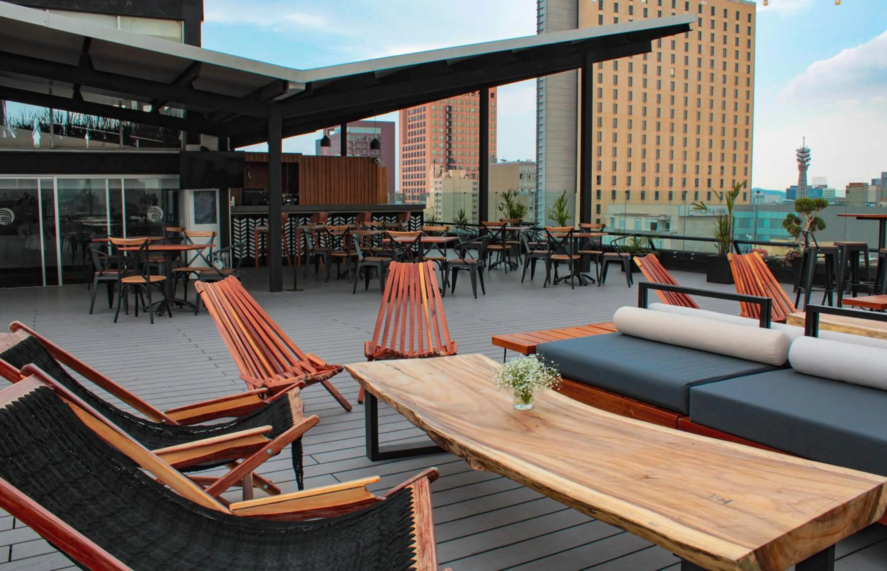 Balcony/Terrace in Hotel Fontan Reforma Centro Historico