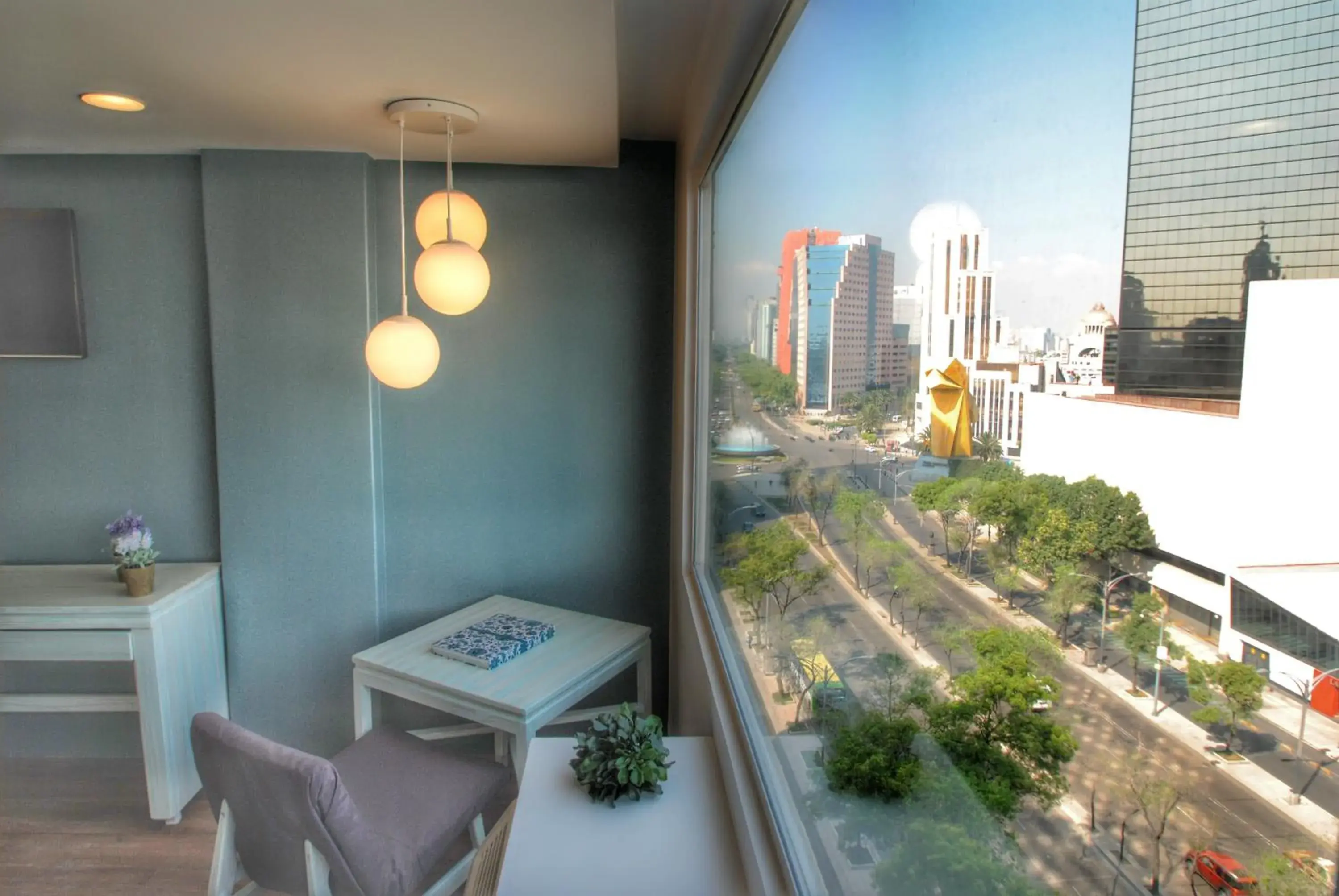 City view in Hotel Fontan Reforma Centro Historico City view in Hotel Fontan Reforma Centro Historico