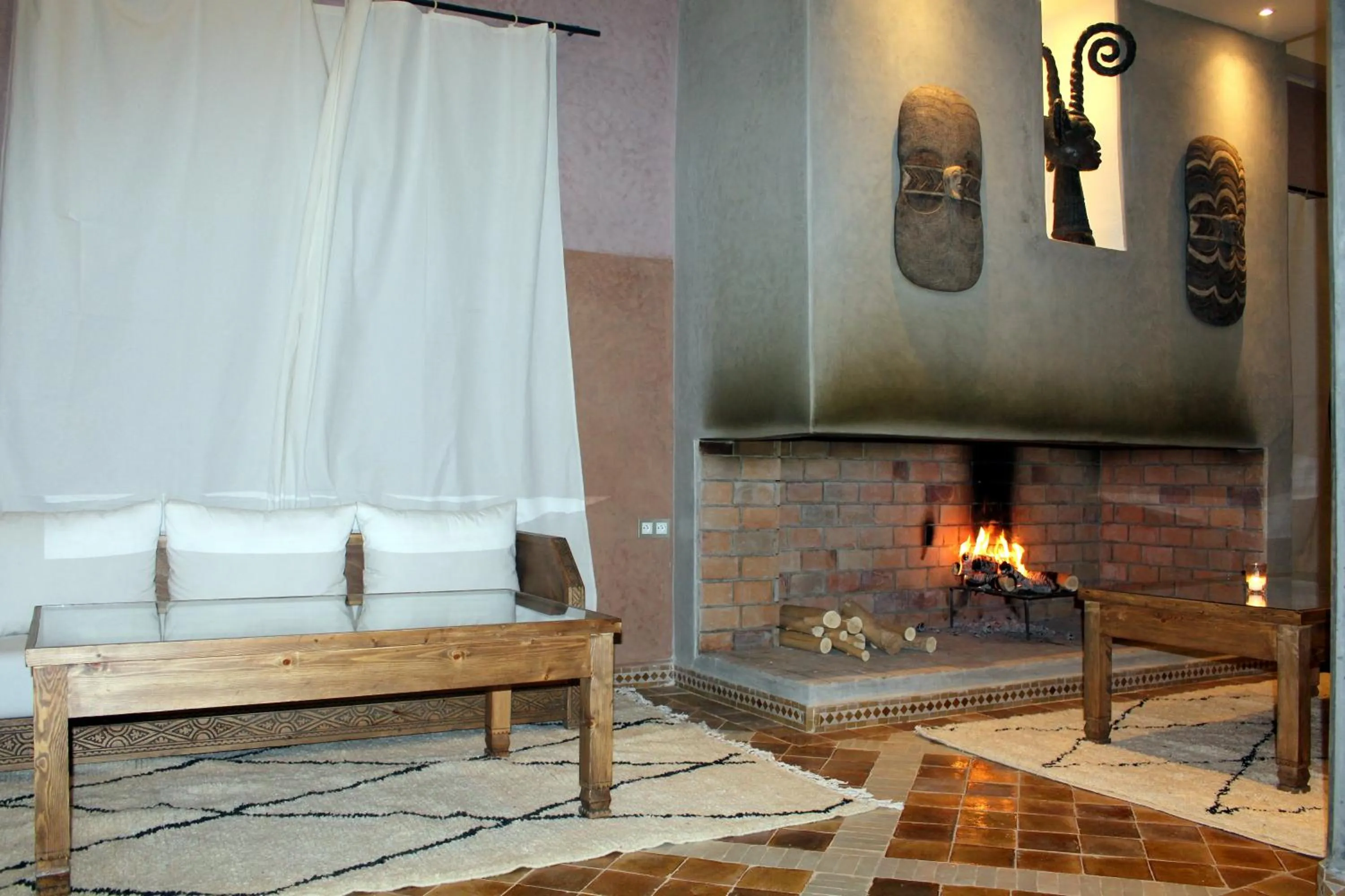 Seating area in Bab Rimal - Desert Hotel in M'hamid El Ghizlane