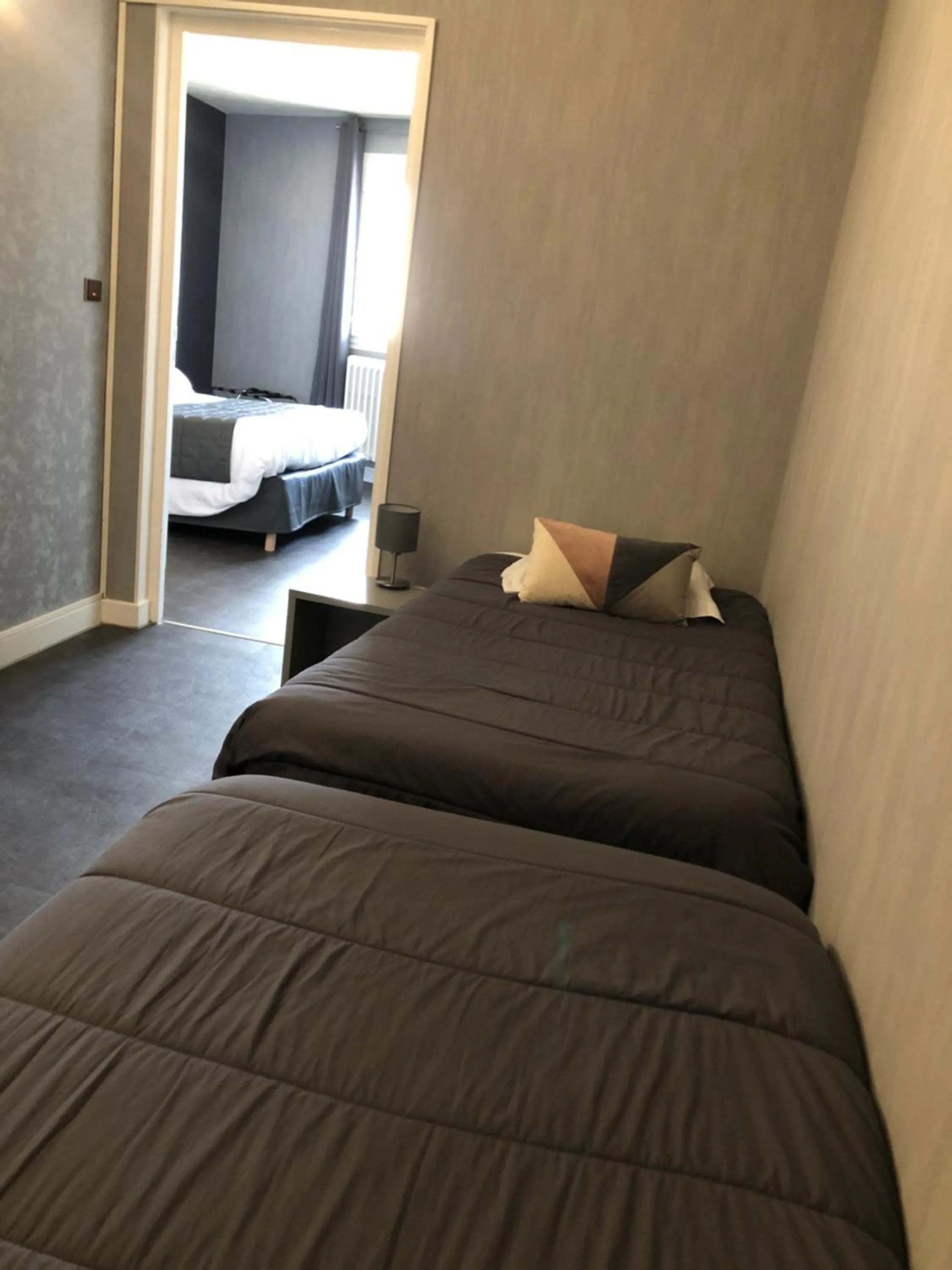 Bed in Hotel Alpes Cevennes