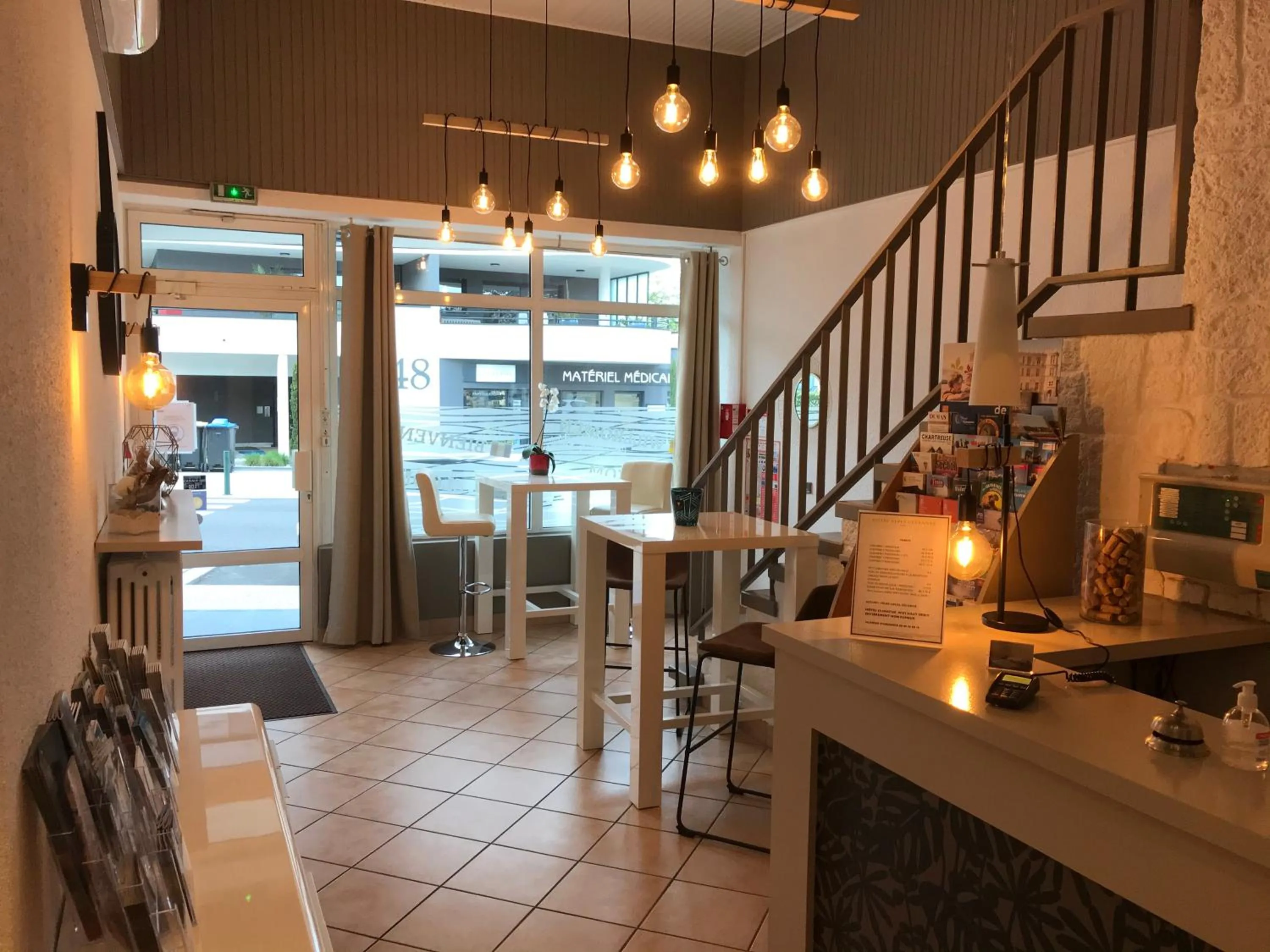 Lobby or reception in Hotel Alpes Cevennes
