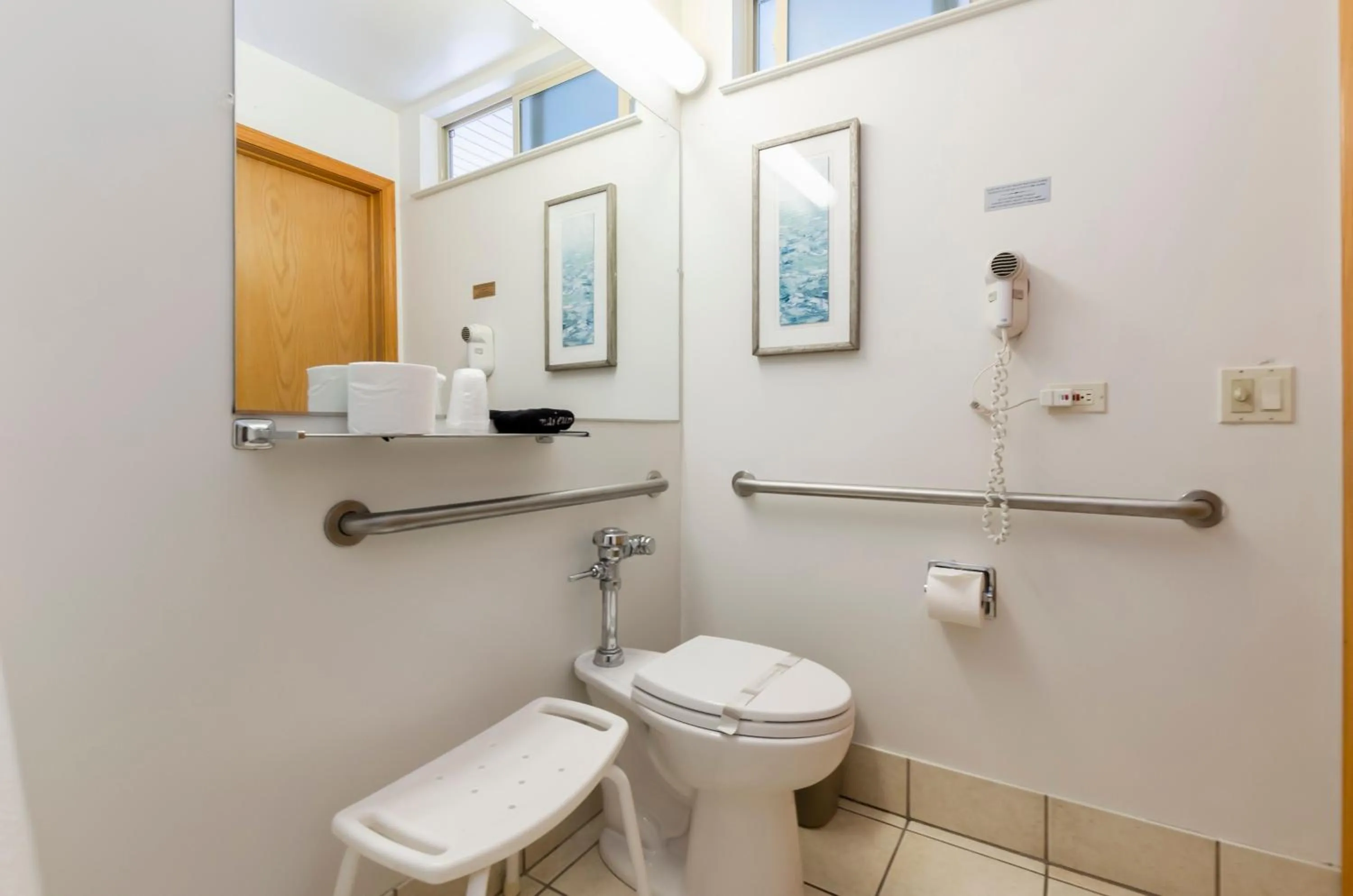 Shower in Firelite Lodge