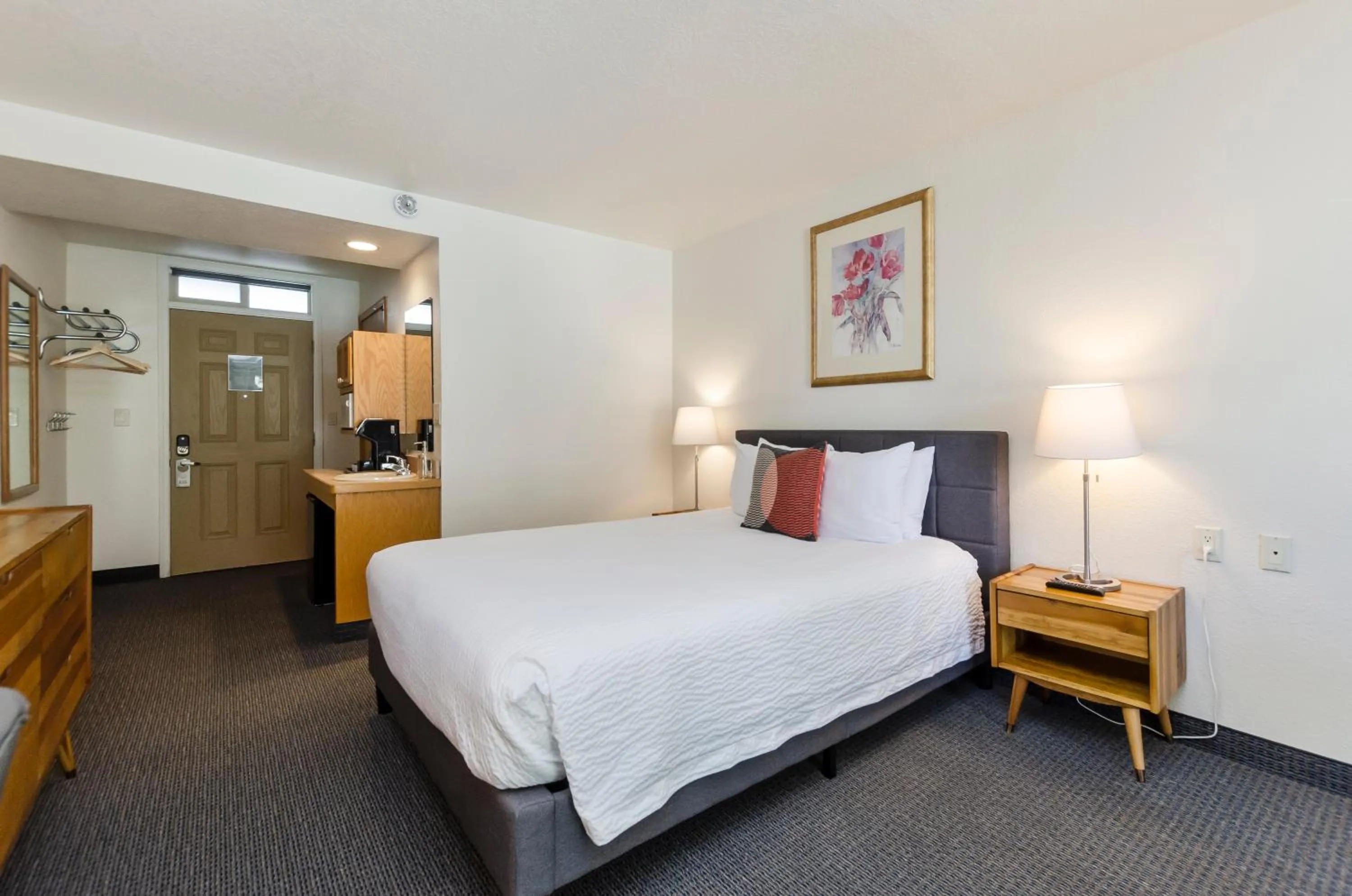 Bed in Firelite Lodge