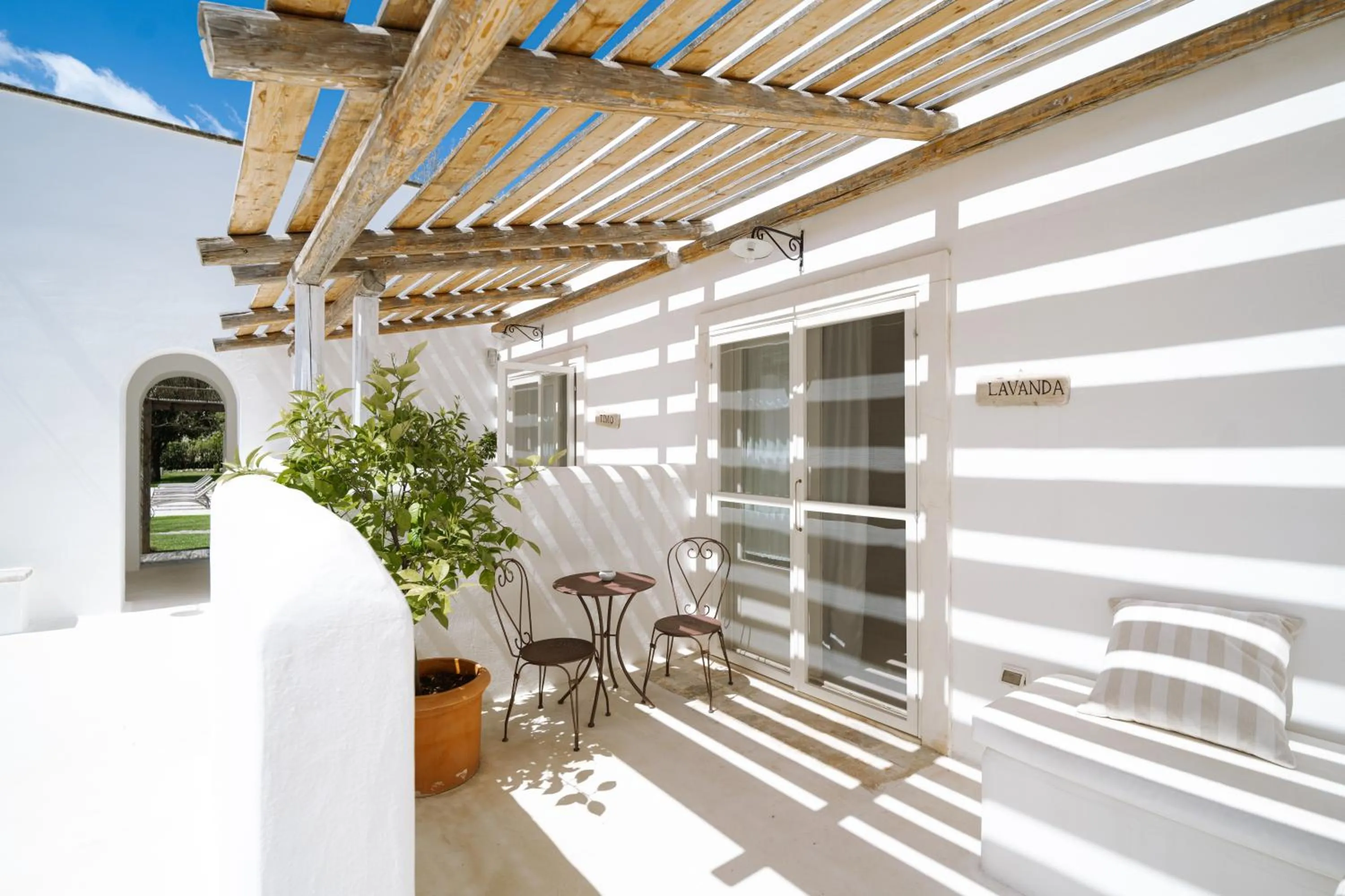 Patio in Masseria San Michele