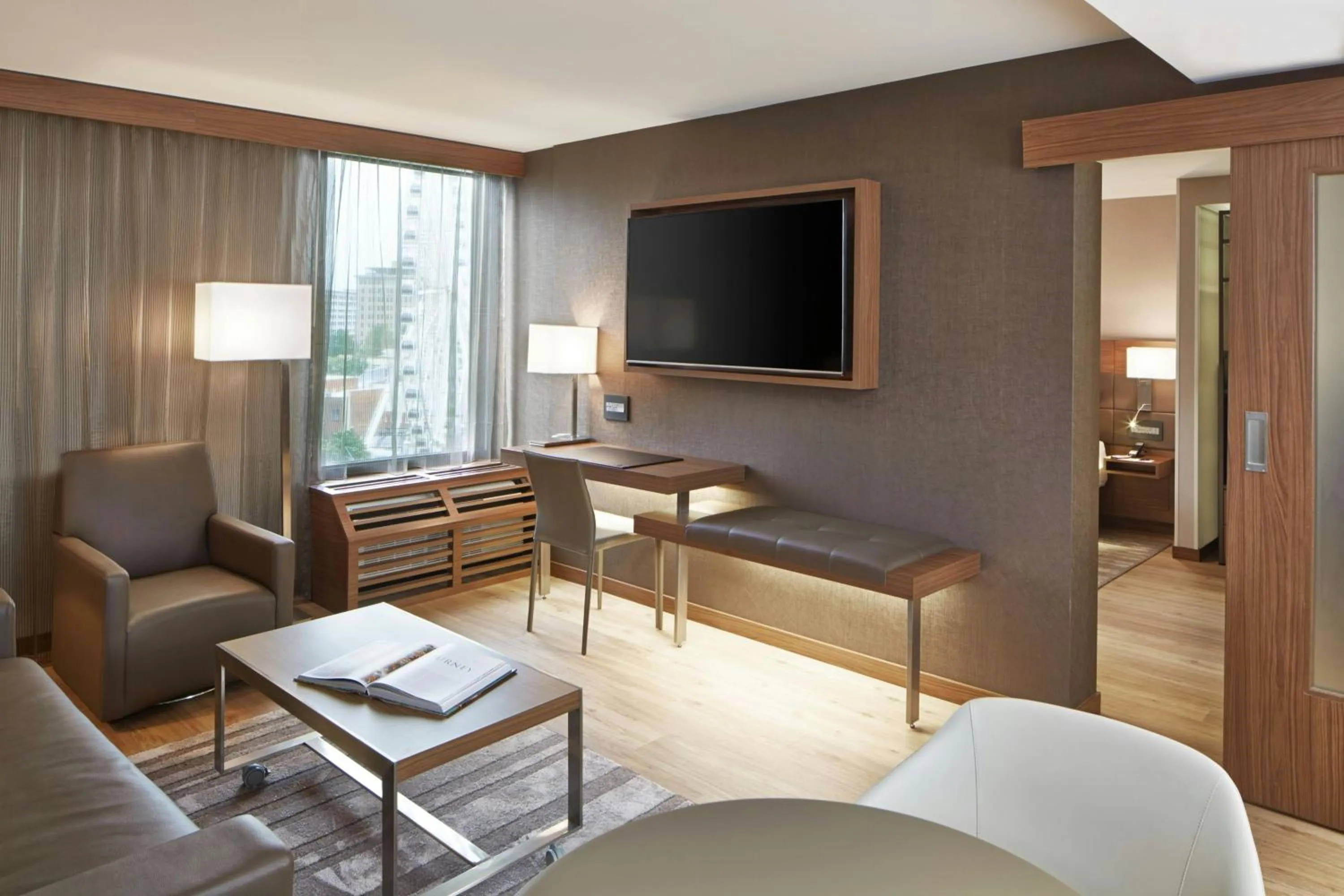 Living room in AC Hotel Atlanta Downtown