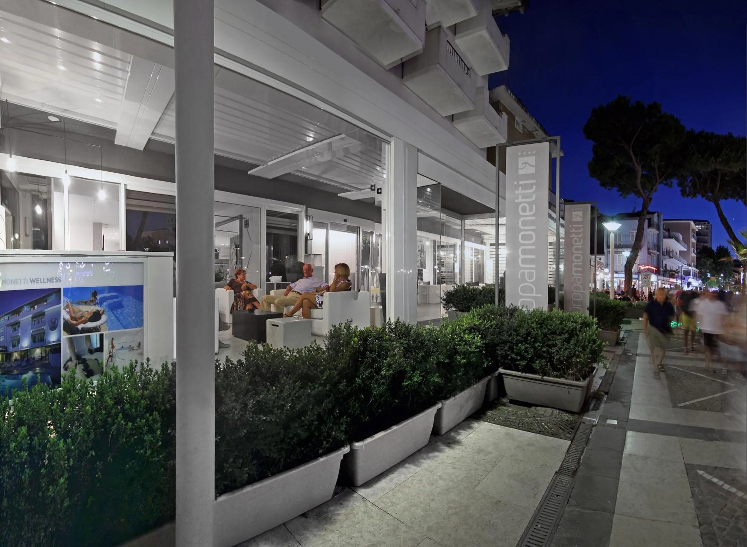 Property building in Hotel Europa Monetti