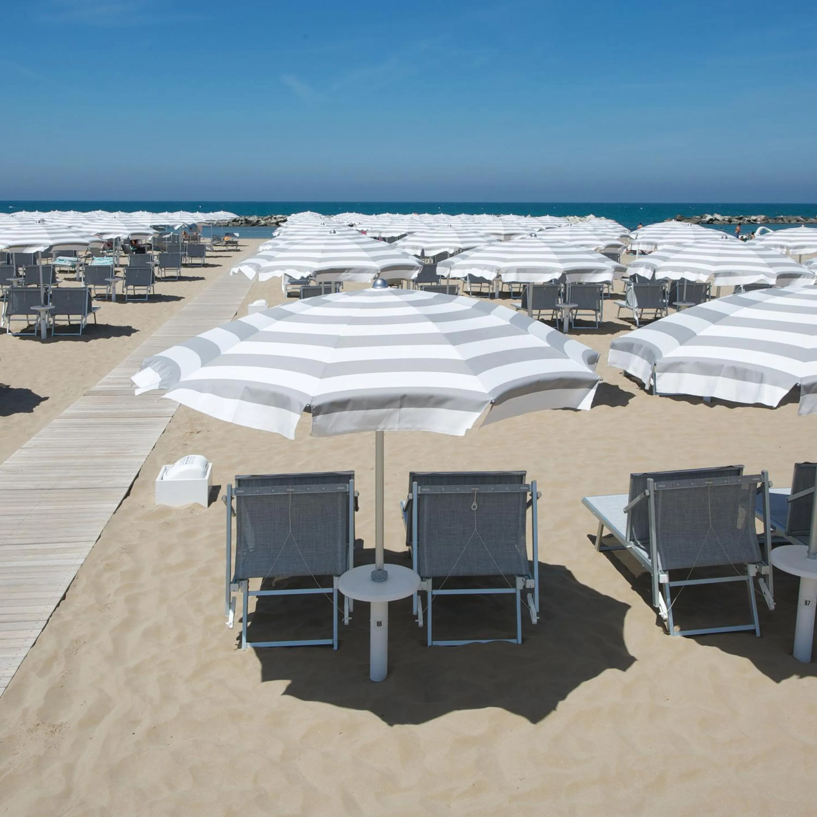 Beach in Hotel Europa Monetti