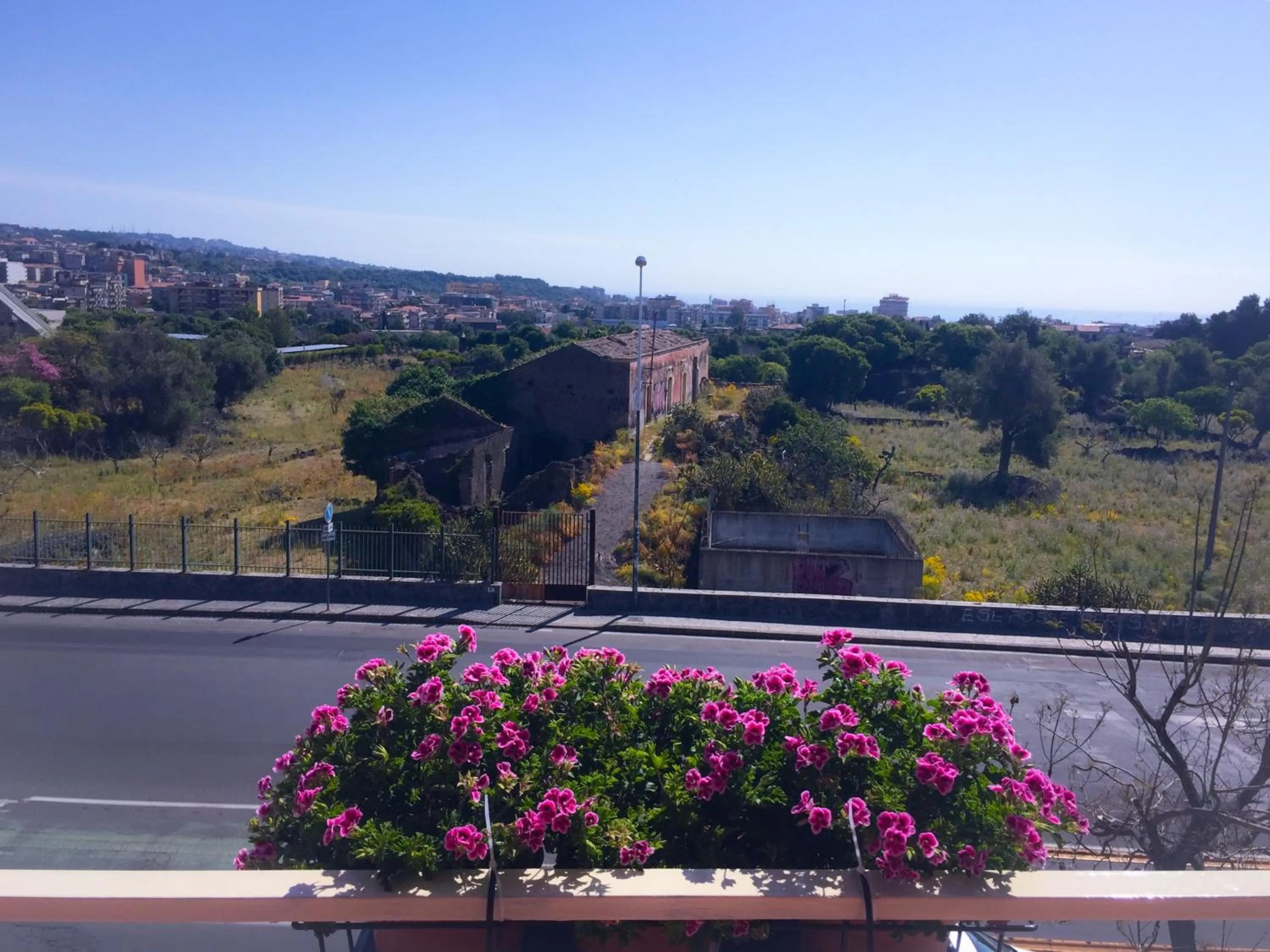 Balcony/Terrace in B&B Policlinico Gaspare Rodolico