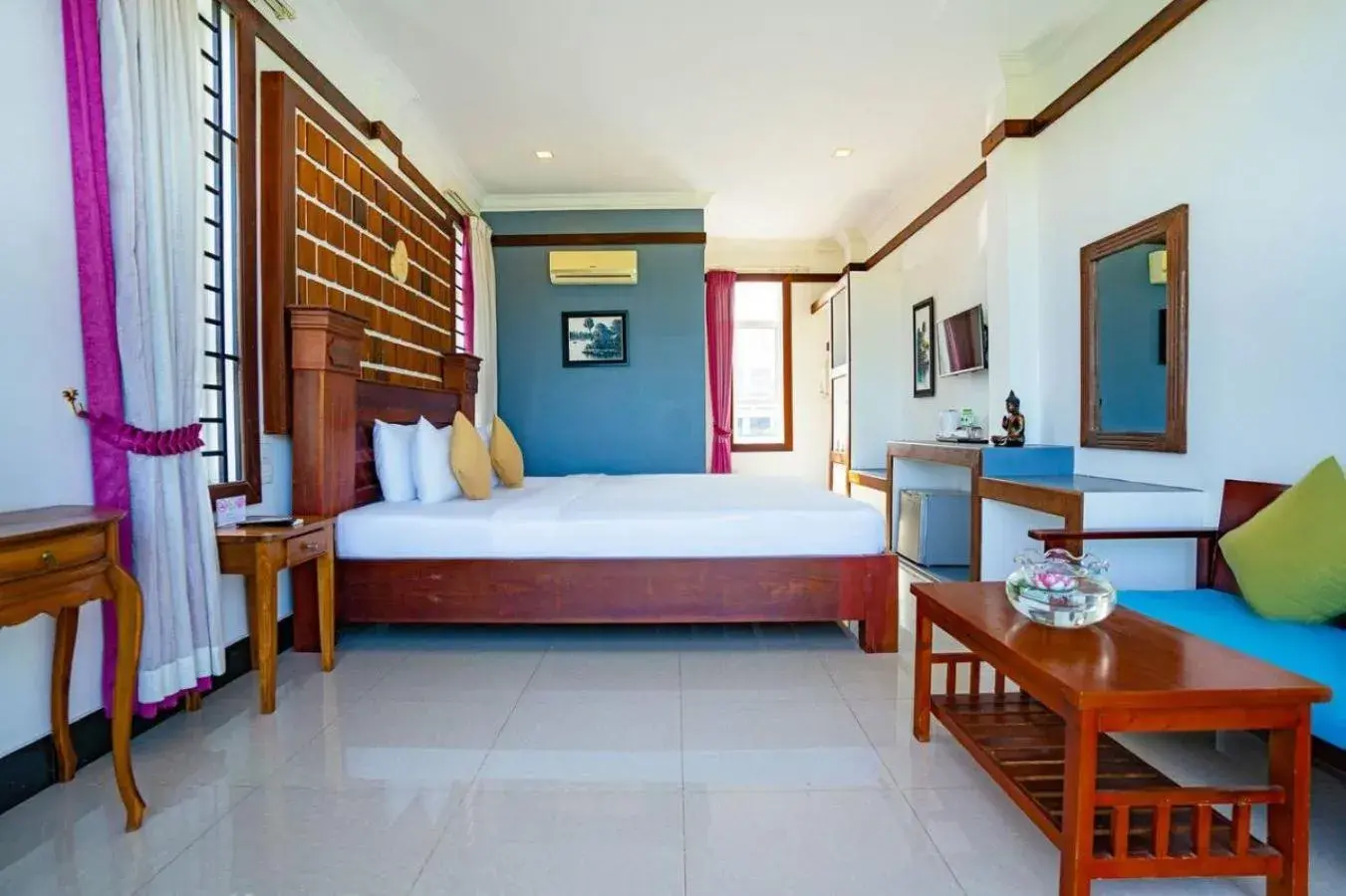 Bedroom, Bed in Kampot View Boutique Bedroom, Bed in Kampot View Boutique