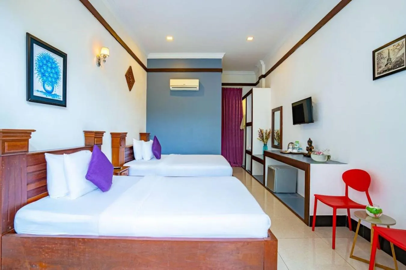Bedroom, Bed in Kampot View Boutique