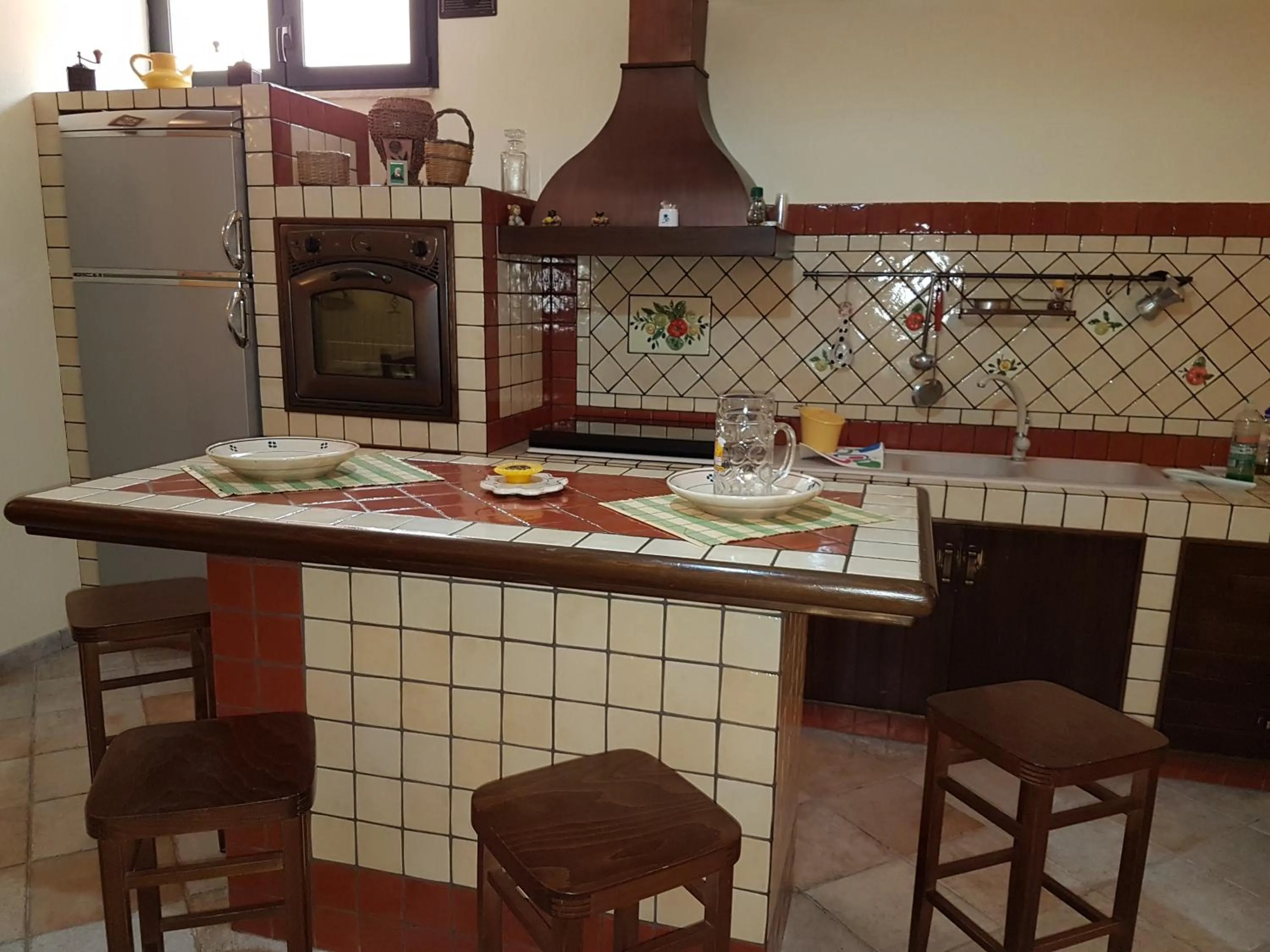 Communal kitchen in B&B Verardo