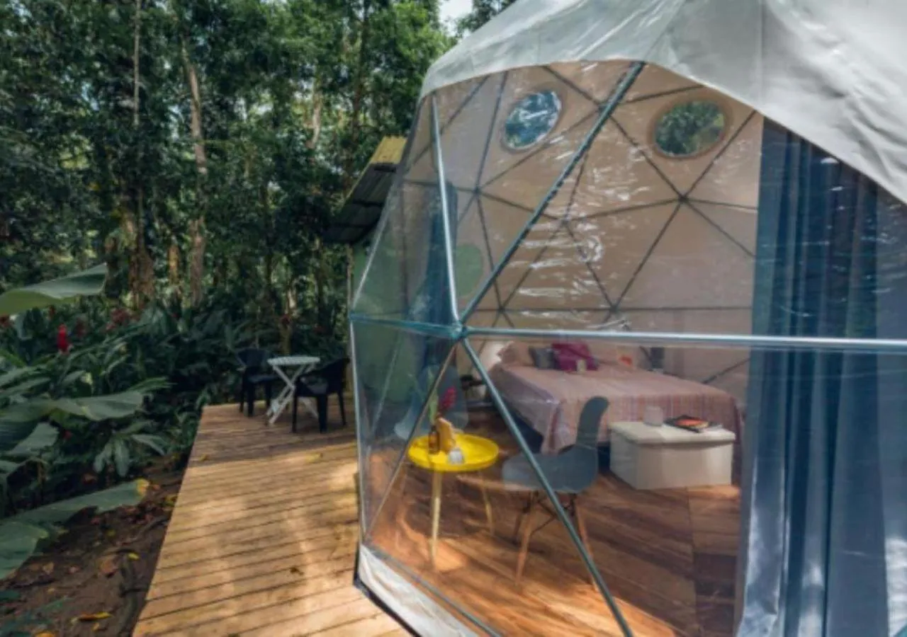 furniture in Hotel Faith Glamping Dome Costa Rica