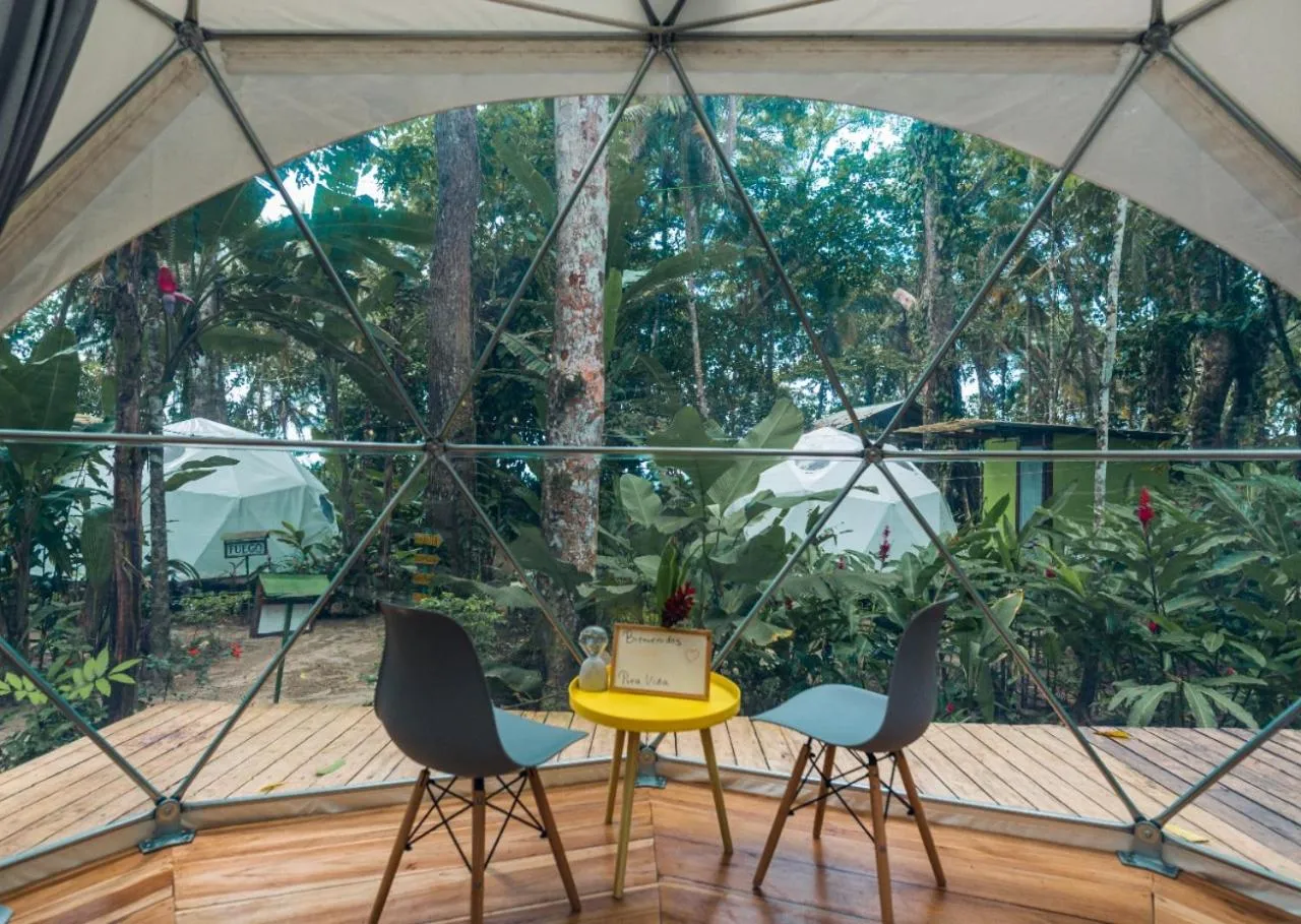 Garden view in Hotel Faith Glamping Dome Costa Rica