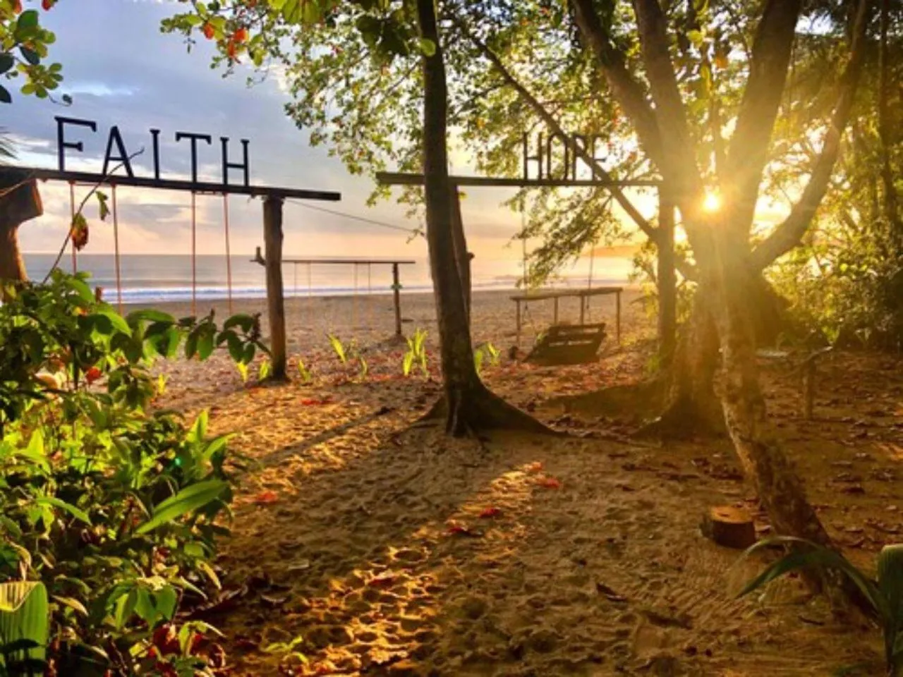 Beach in Hotel Faith Glamping Dome Costa Rica