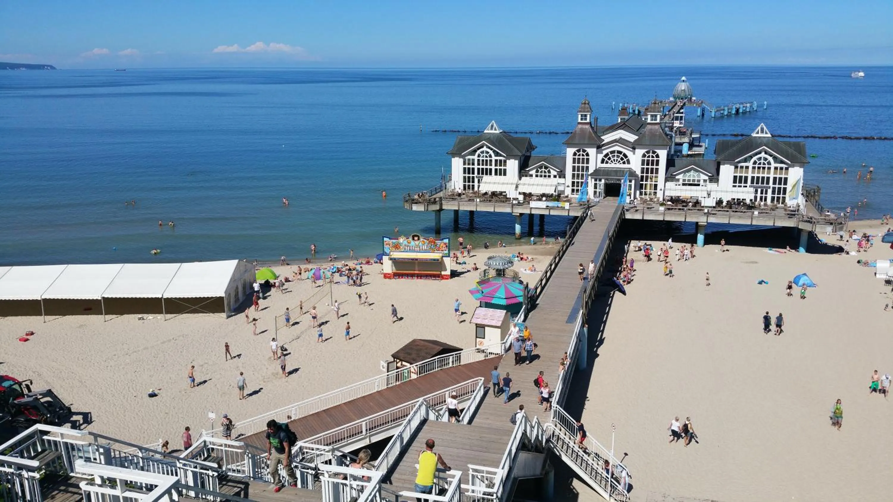 Beach in " Residenz Seeblick" Studio 15 Manhatten
