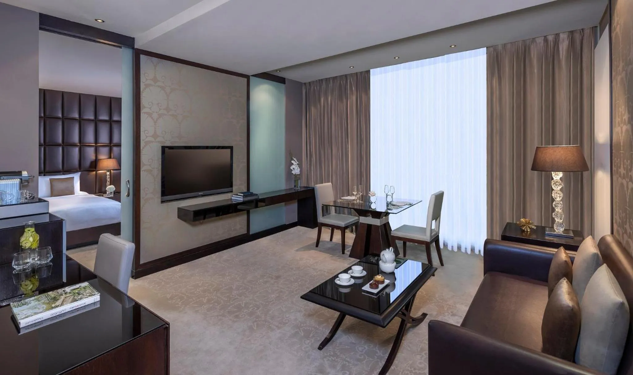 Photo of the whole room, Bed in Mandarin Oriental Al Faisaliah, Riyadh