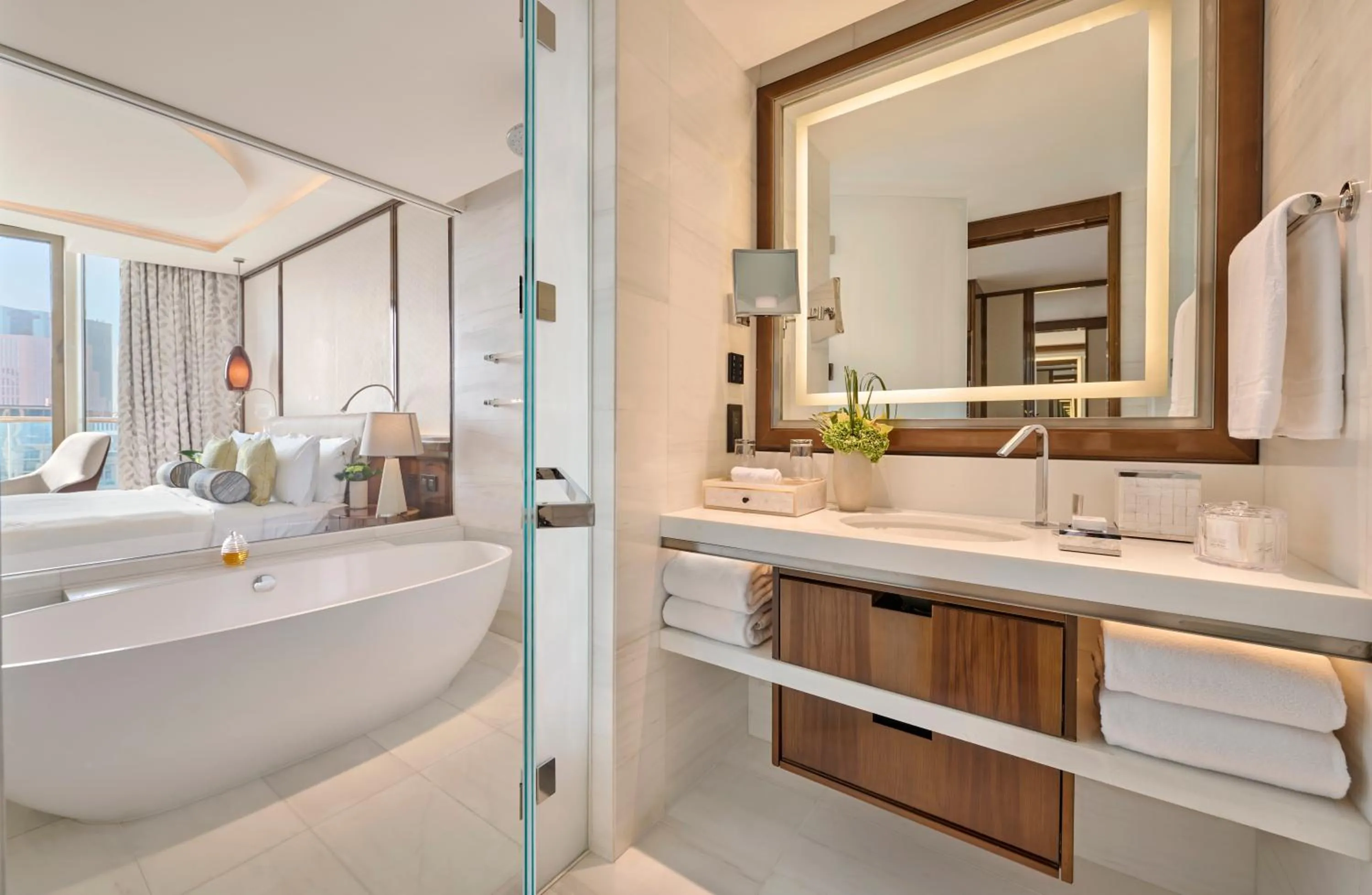 Bathroom in Mandarin Oriental Al Faisaliah, Riyadh