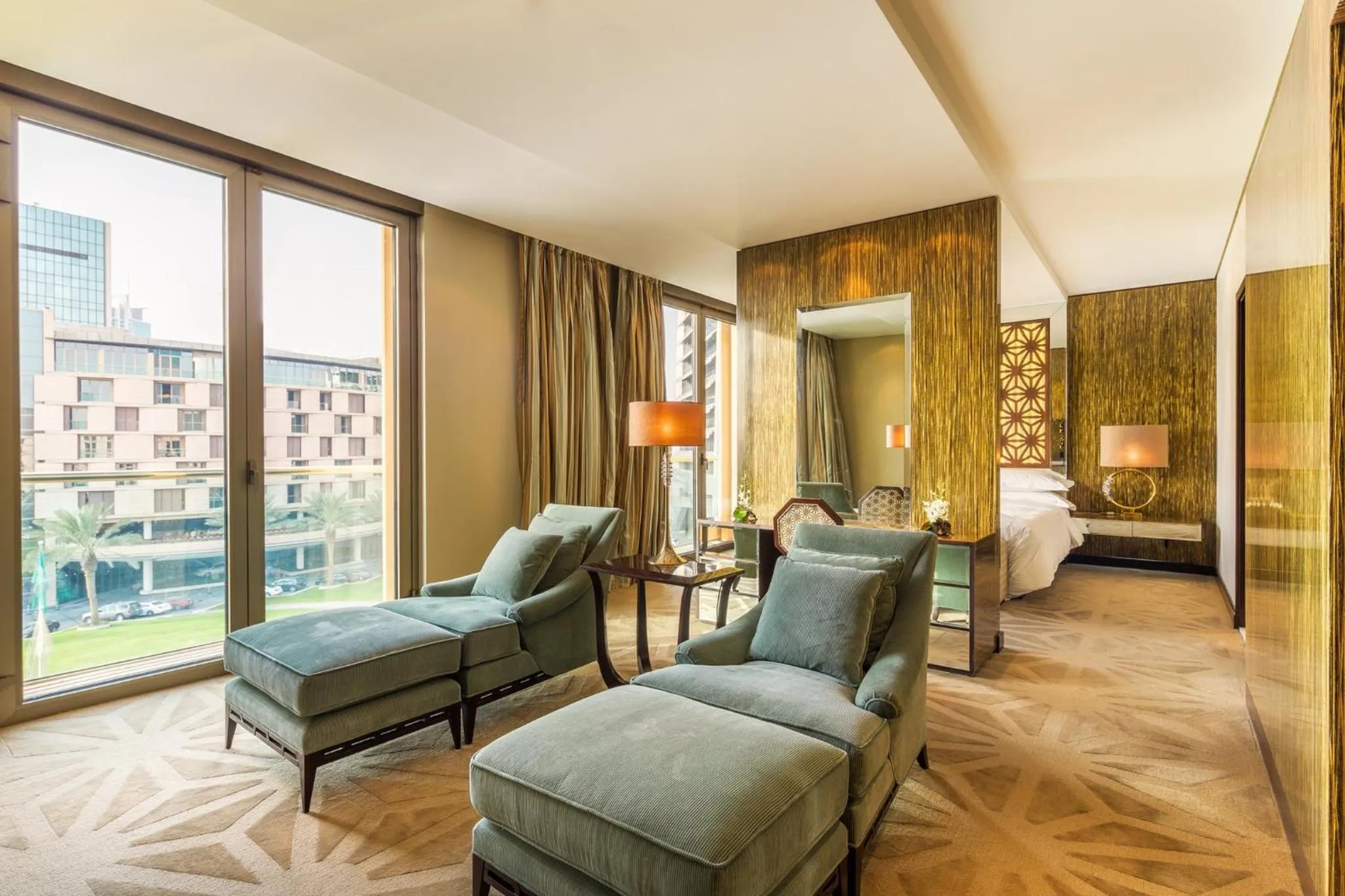 Photo of the whole room, Bed in Mandarin Oriental Al Faisaliah, Riyadh