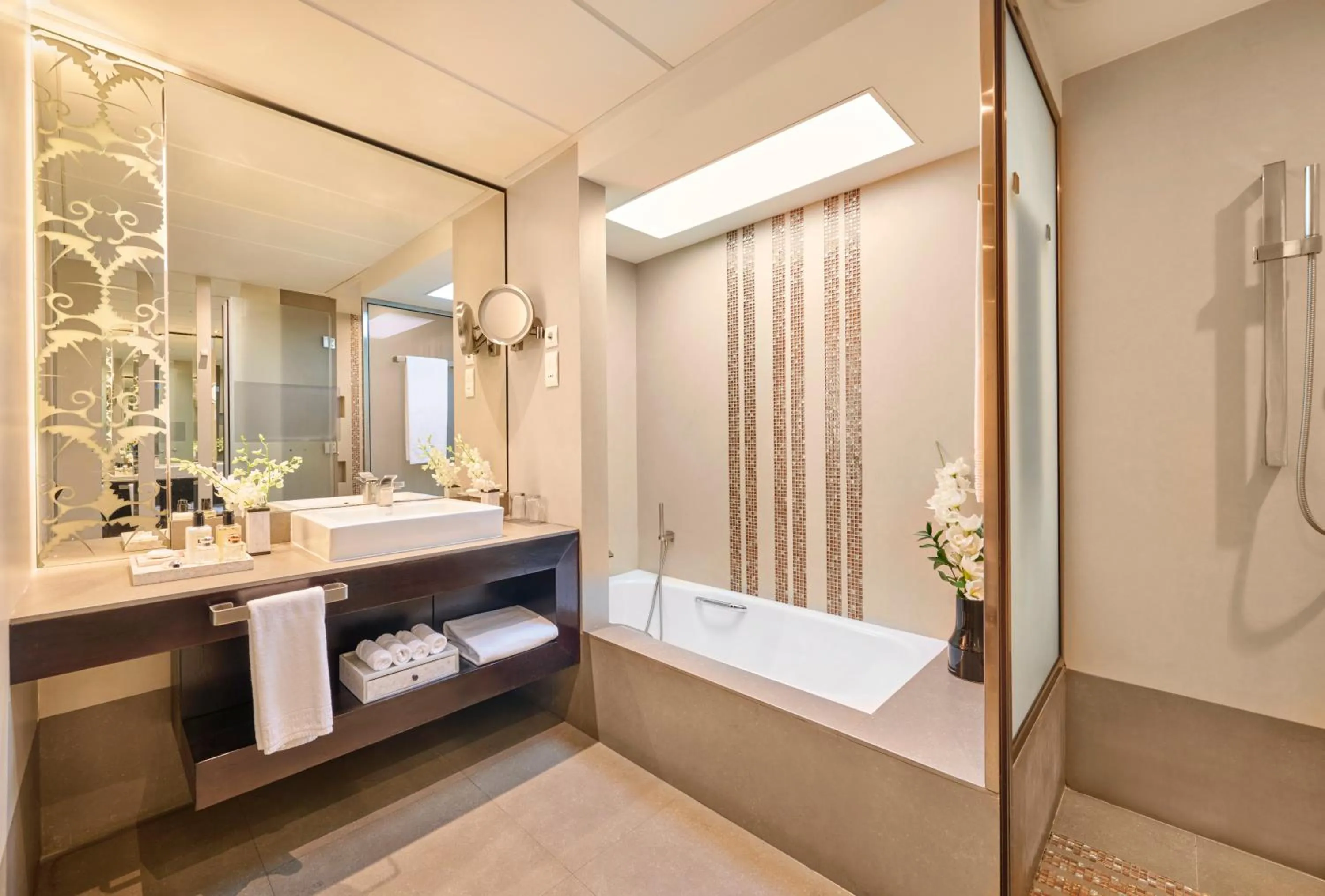 Bathroom in Mandarin Oriental Al Faisaliah, Riyadh