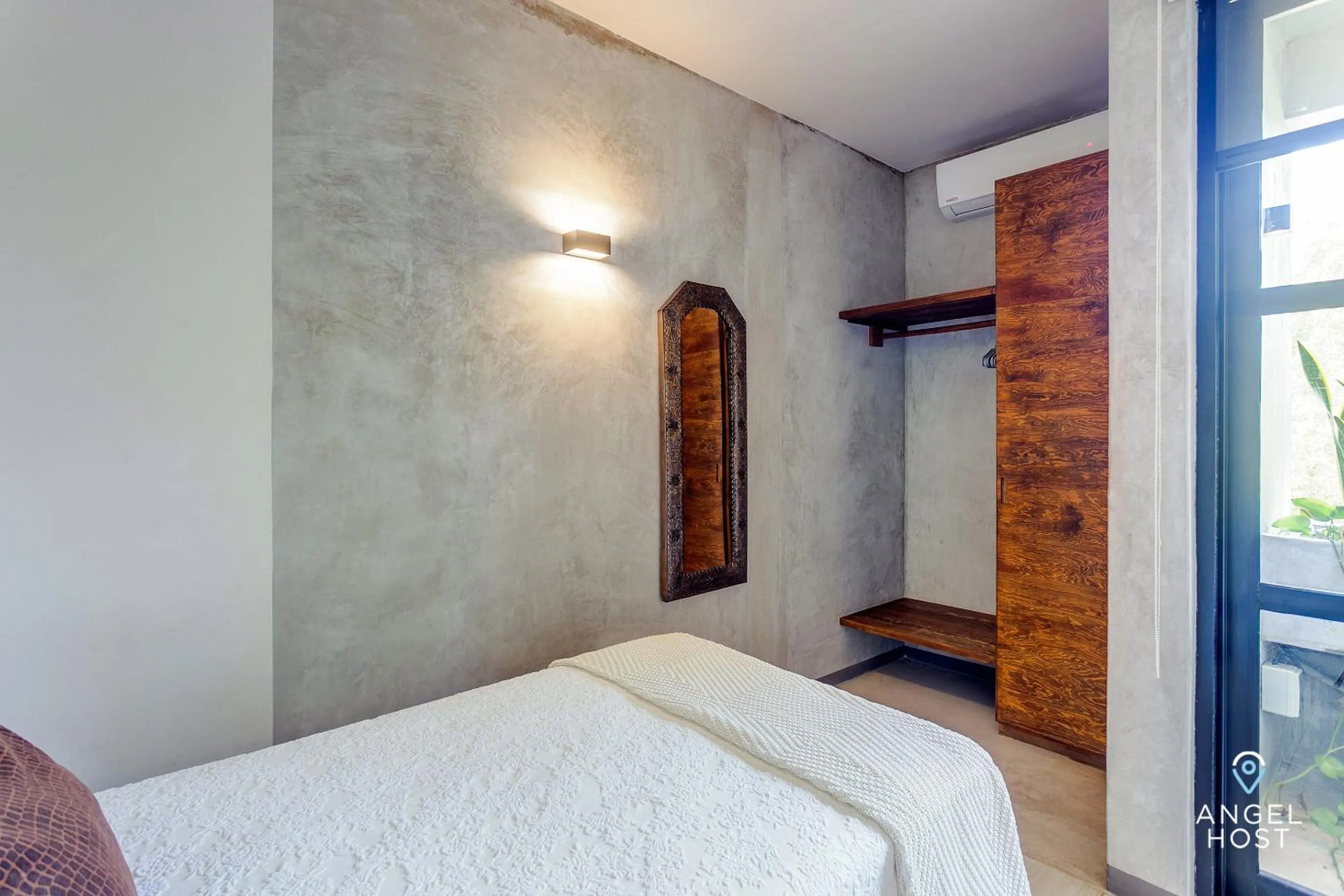 Bed in Chic Suites in the Heart of Tulum by Stella Rentals