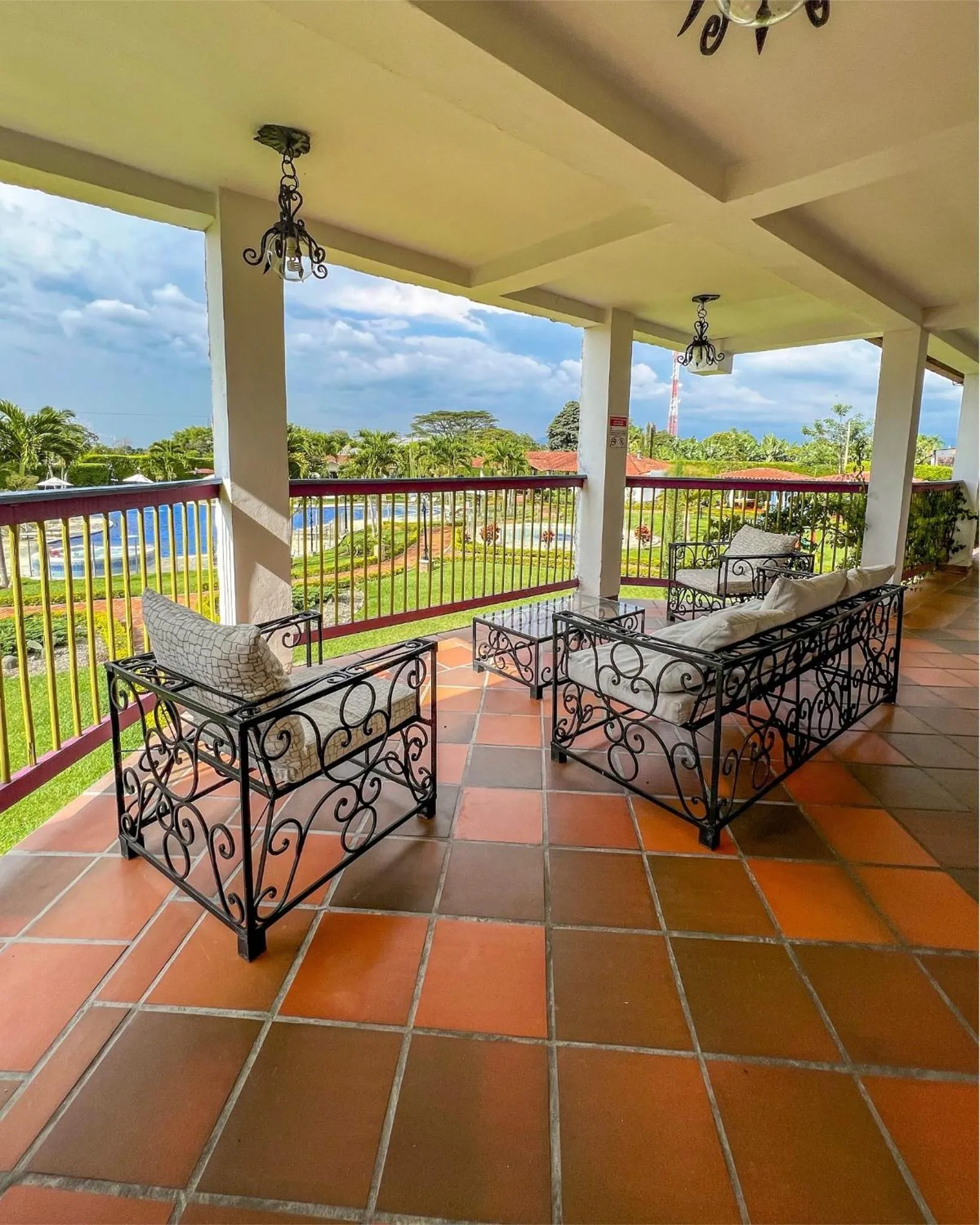 Balcony/Terrace in Hotel Campestre Cafe Cafe