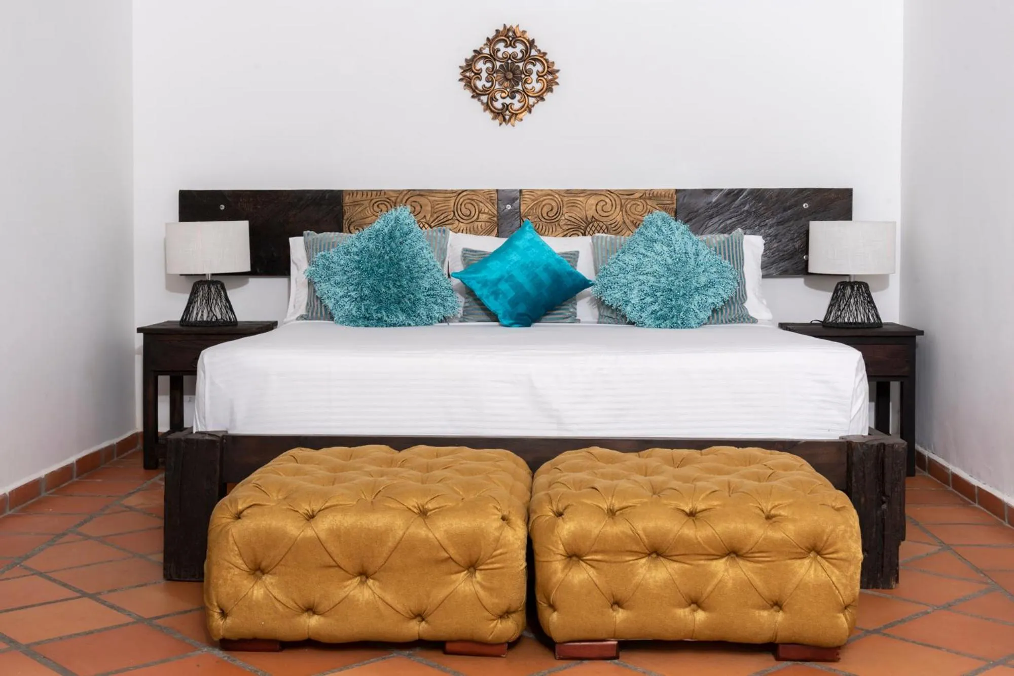 Bedroom, Bed in Hotel Campestre Cafe Cafe