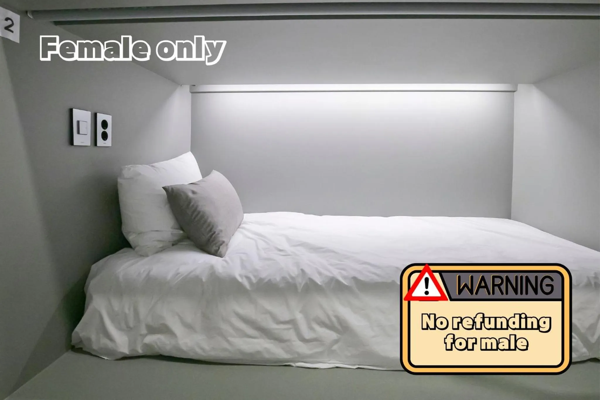 Bed in Philstay Myeongdong Station
