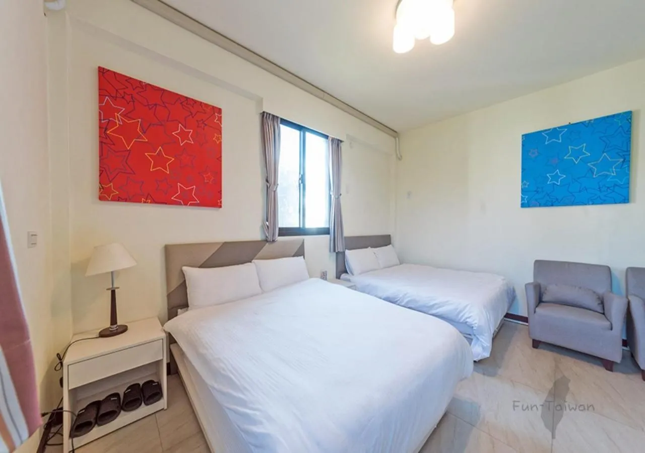 Bed in Kinmen Line In Bed and Breakfast