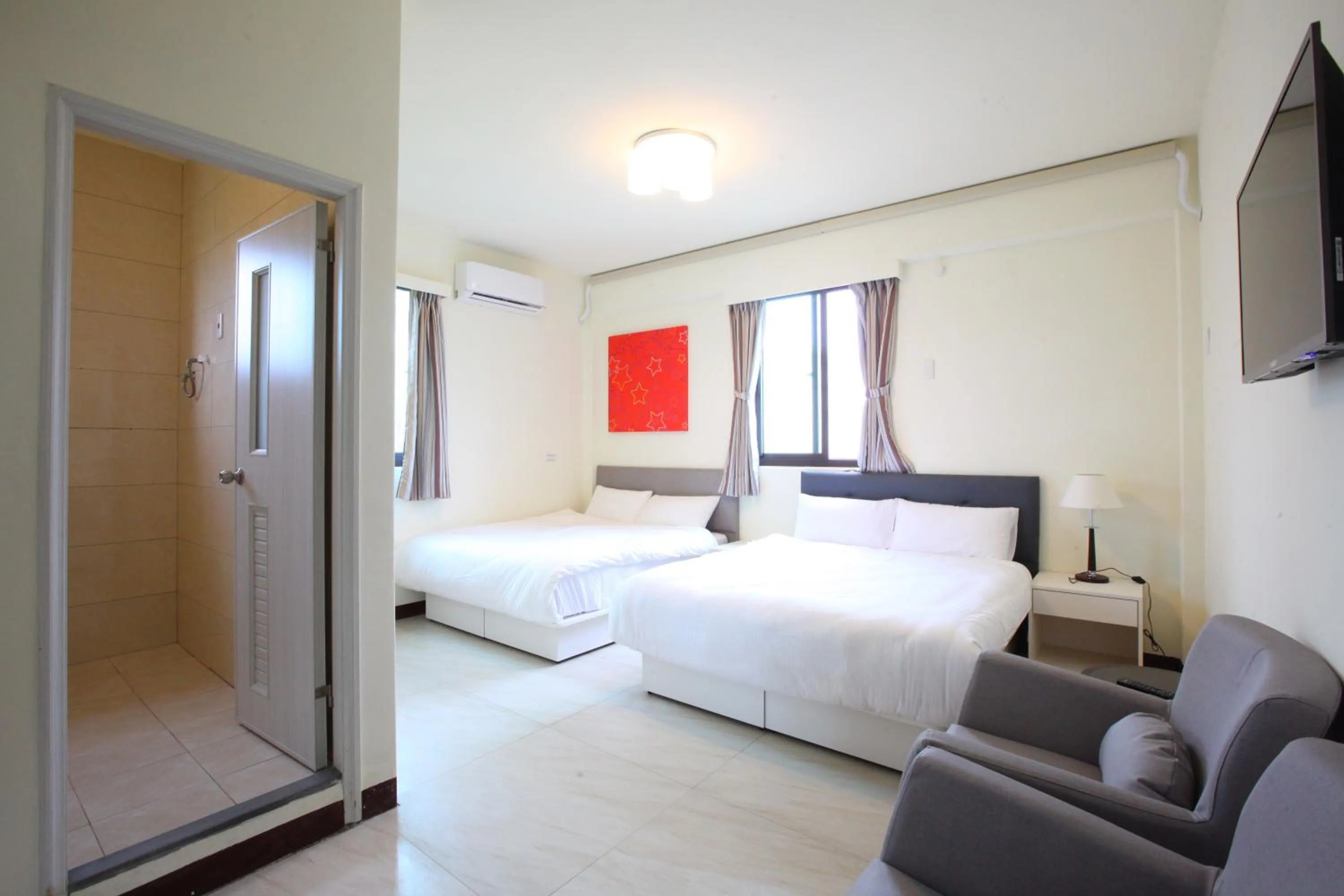 Bed in Kinmen Line In Bed and Breakfast