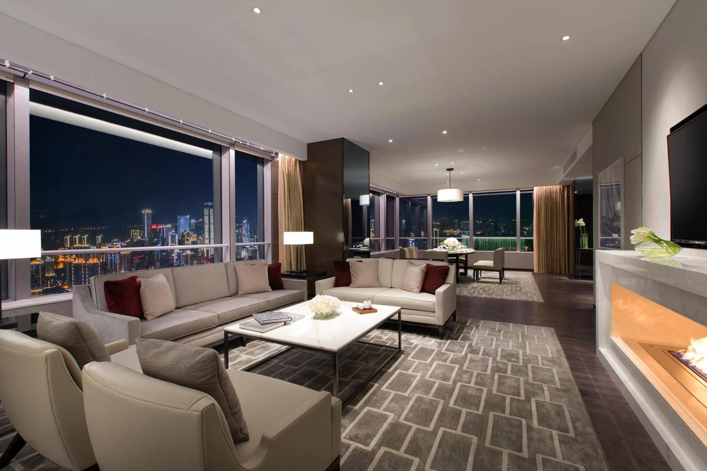 Living room in Niccolo Chongqing