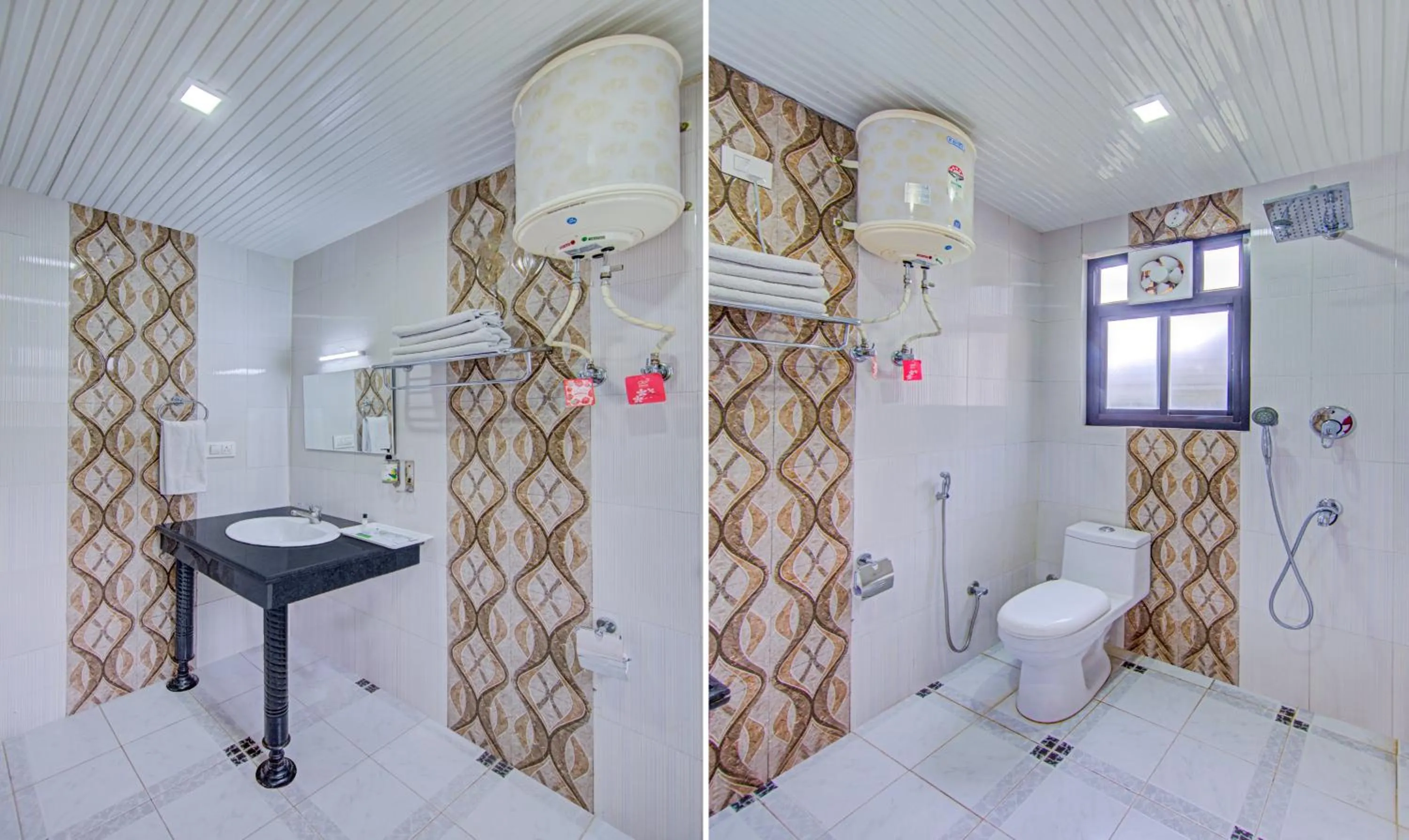 Bathroom in Treebo Roshan House with Valley View