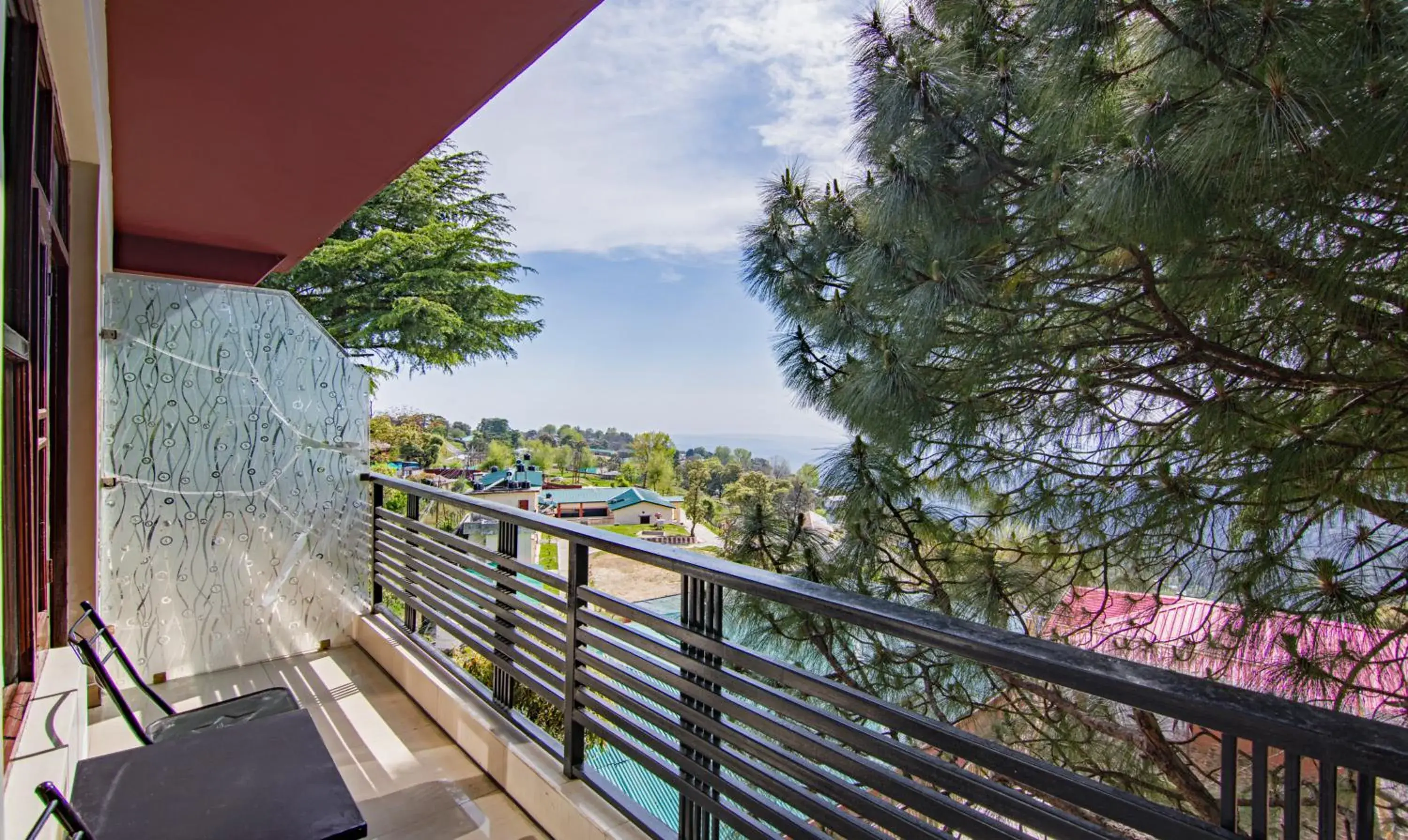 Balcony/Terrace in Treebo Roshan House with Valley View Balcony/Terrace in Treebo Roshan House with Valley View