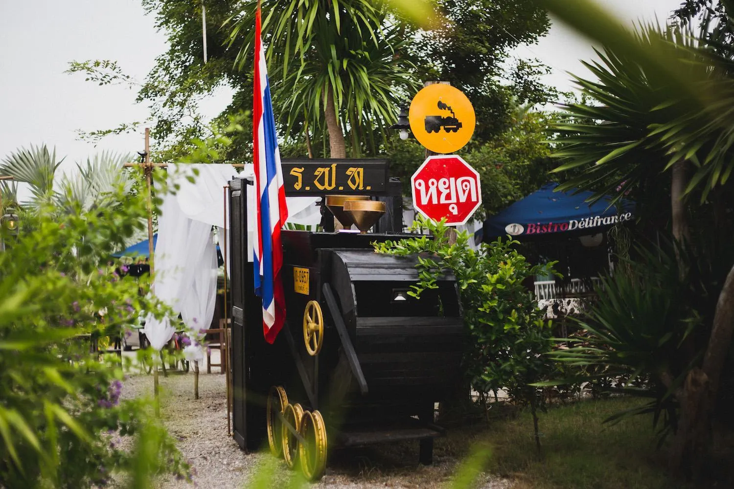 Garden in The Antique Riverside Resort