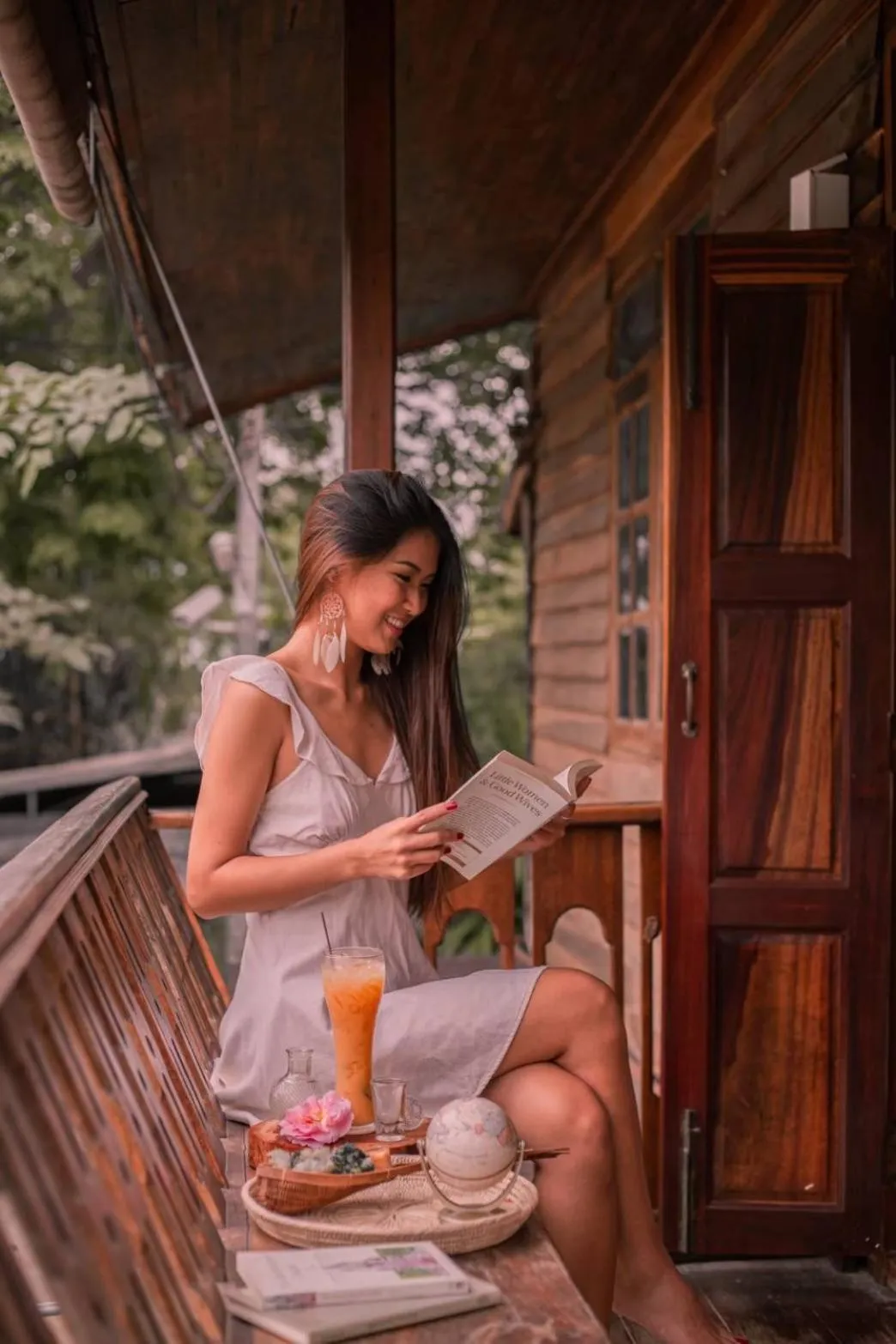 Balcony/Terrace in The Antique Riverside Resort