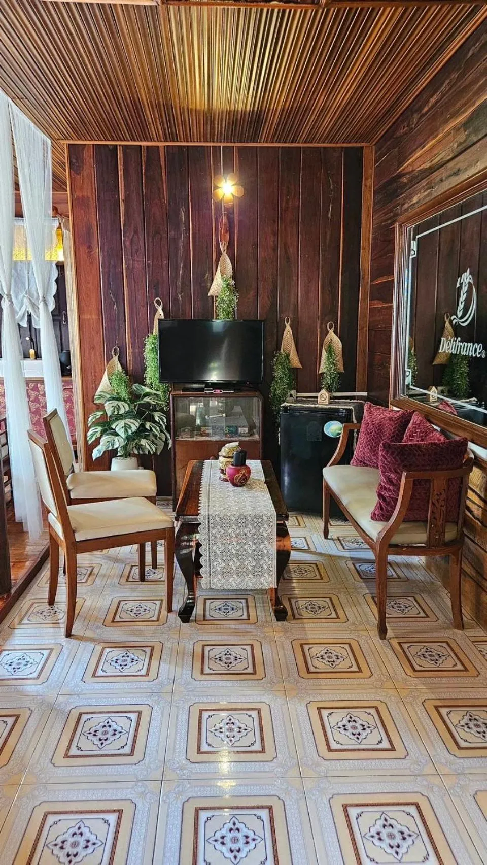 Seating area in The Antique Riverside Resort