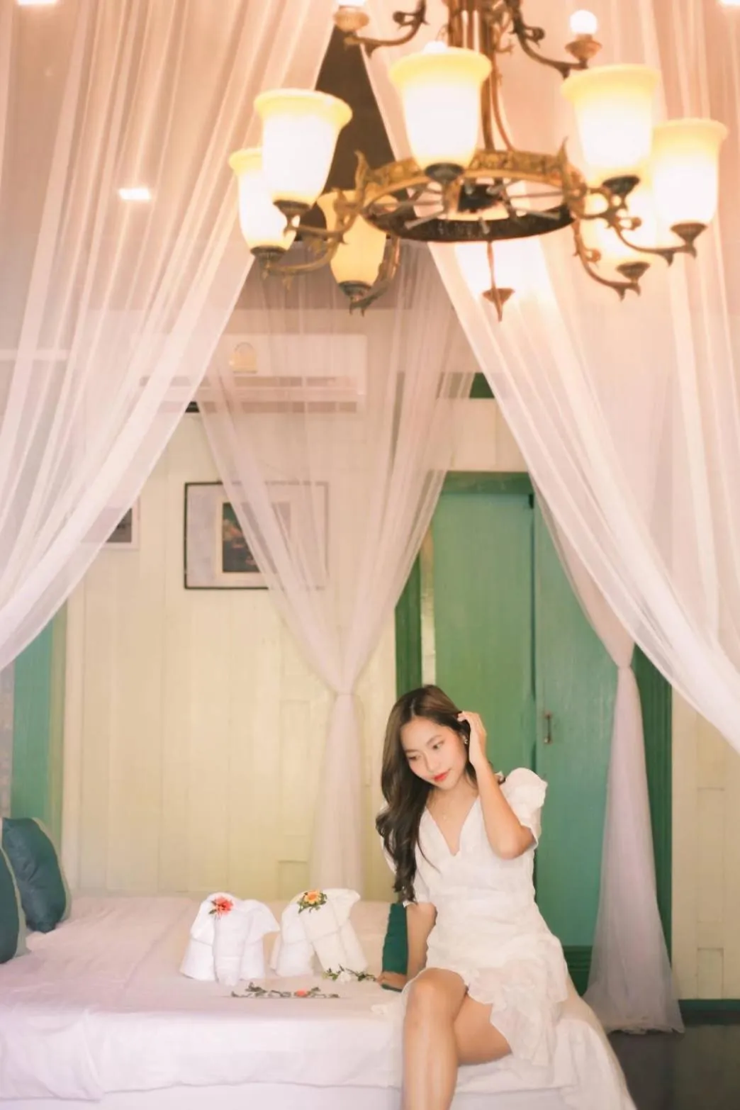 Bedroom, Bed in The Antique Riverside Resort